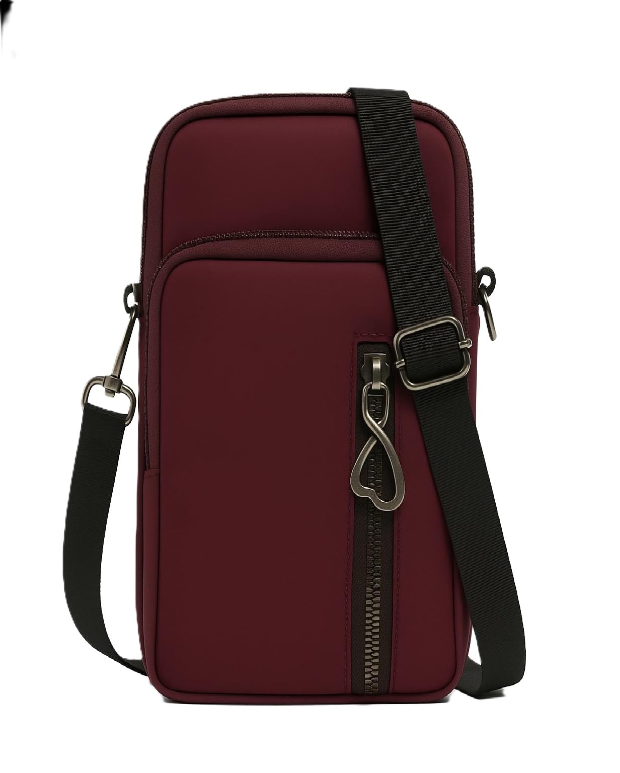 CHAMBYAL Women Small Crossbody Sling Bag Lightweight Travel Purse Maroon Mobile Bag Pack of 1-picture-21