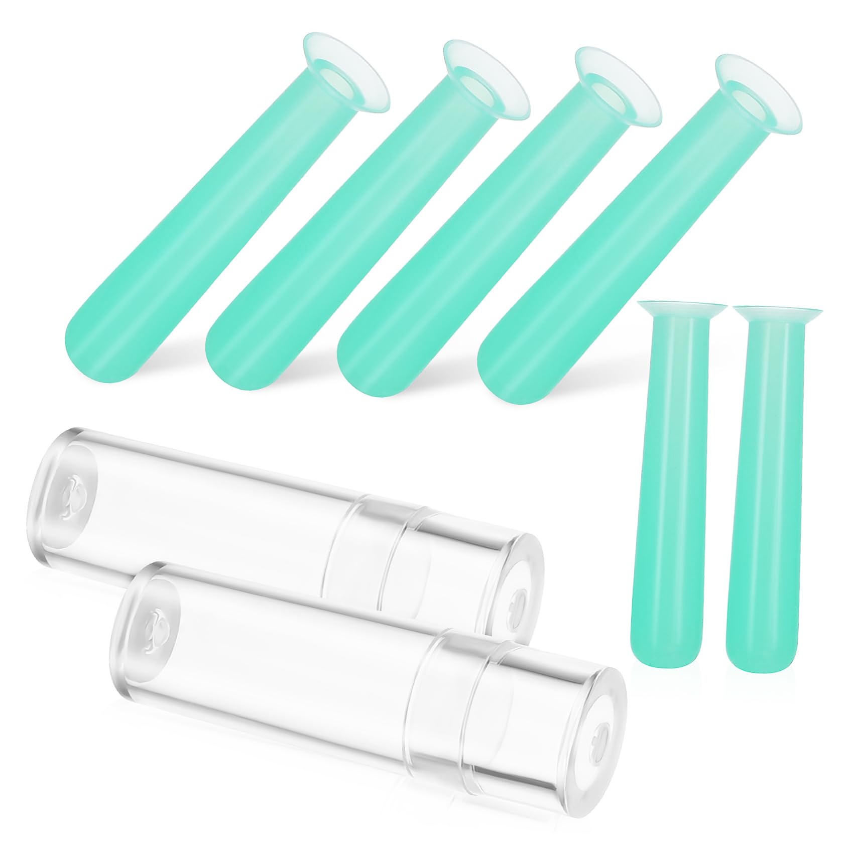 5 Ensembles Outil D'Insertion De Lentilles Rigides Applicateur De Retrait Oculaire Poussoir De Lentilles Gel De Silice Vert 15 pièces * 5