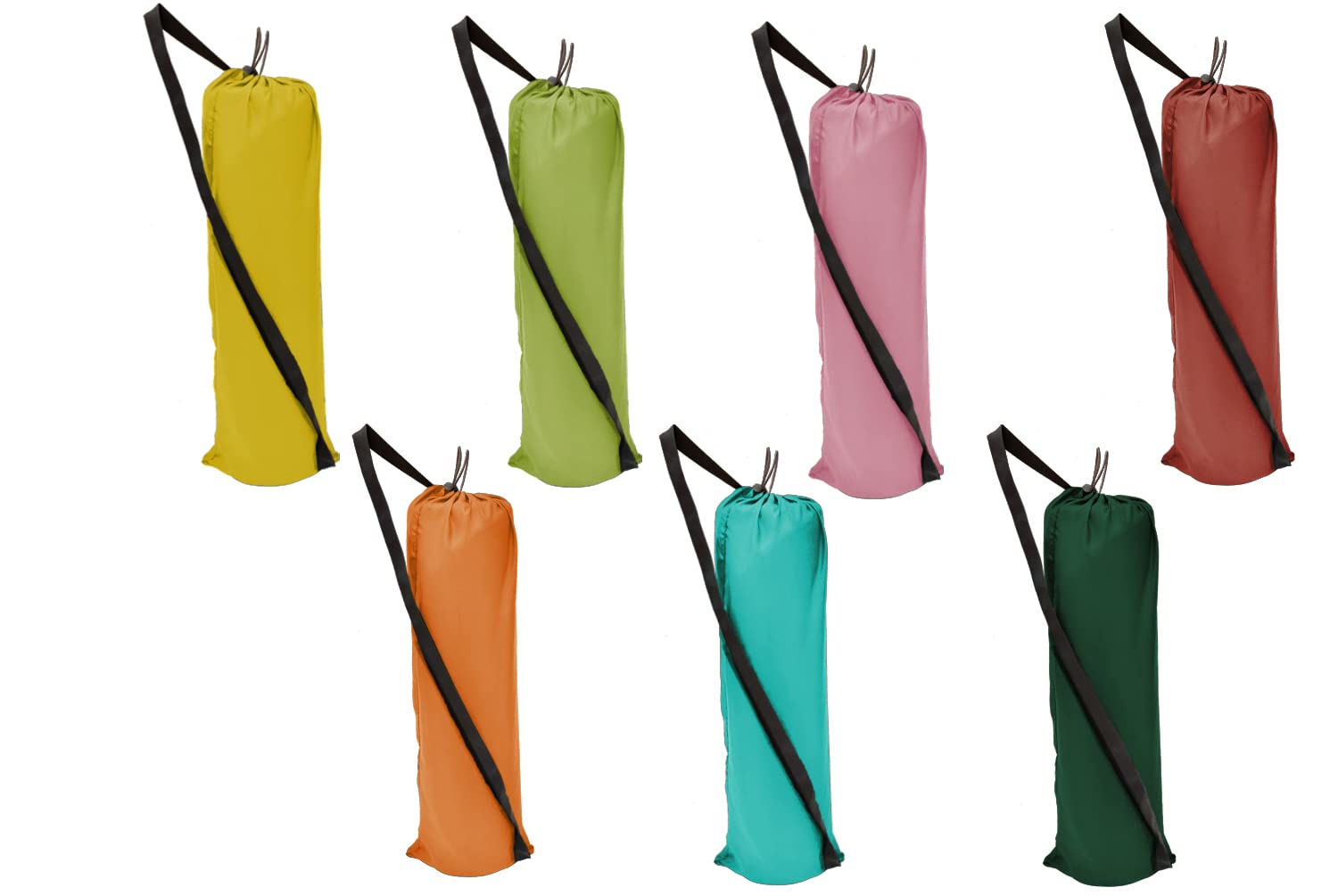 Panchtatava Pack of 7 Color Strchable Exercise Mat Cover Bag ONLY with Broad Shoulder Strap-image-20