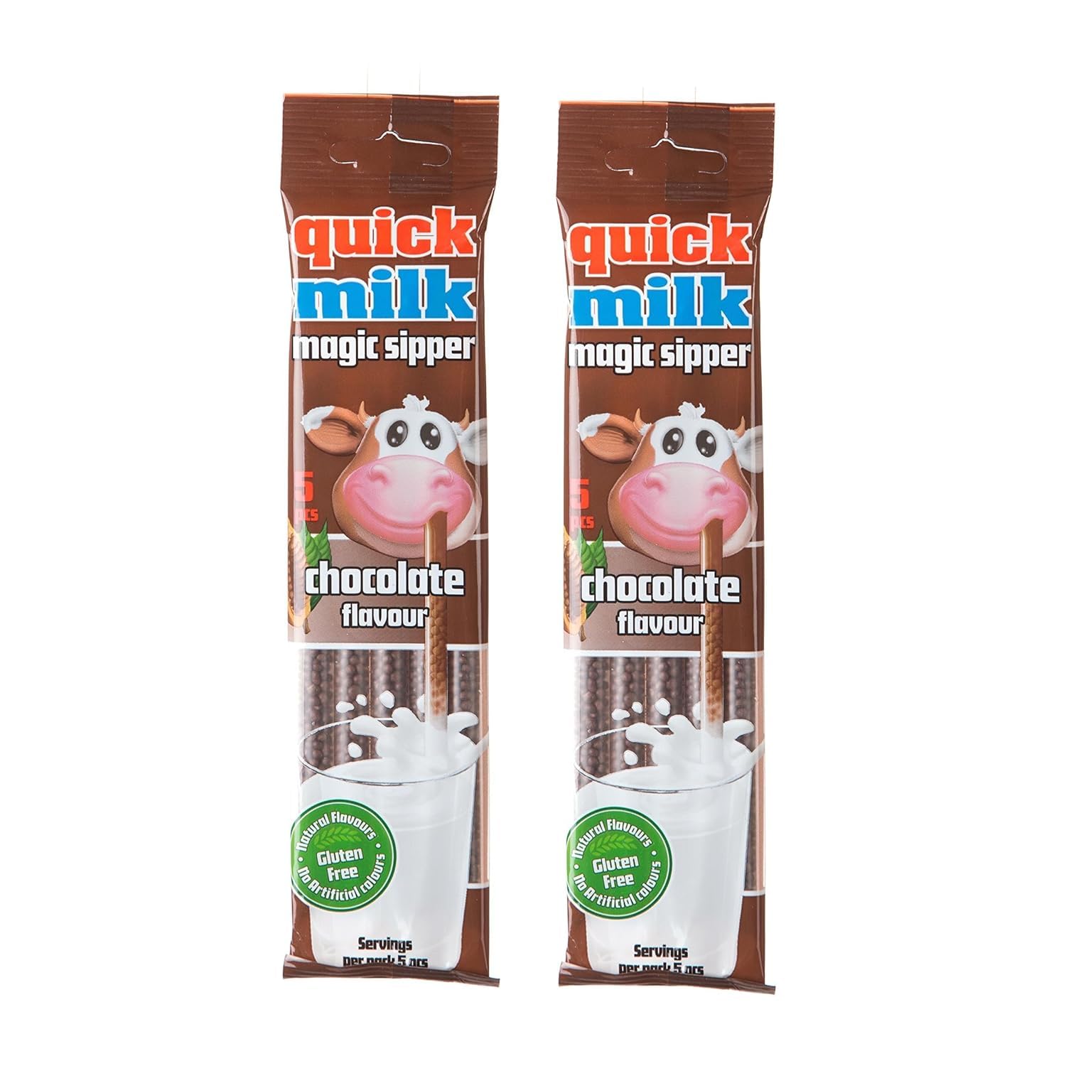 dryfruit mart quicks milk magic sipper chocolate flavour, gluten free, 5pcs 30g pack of 2 (imported hungary)