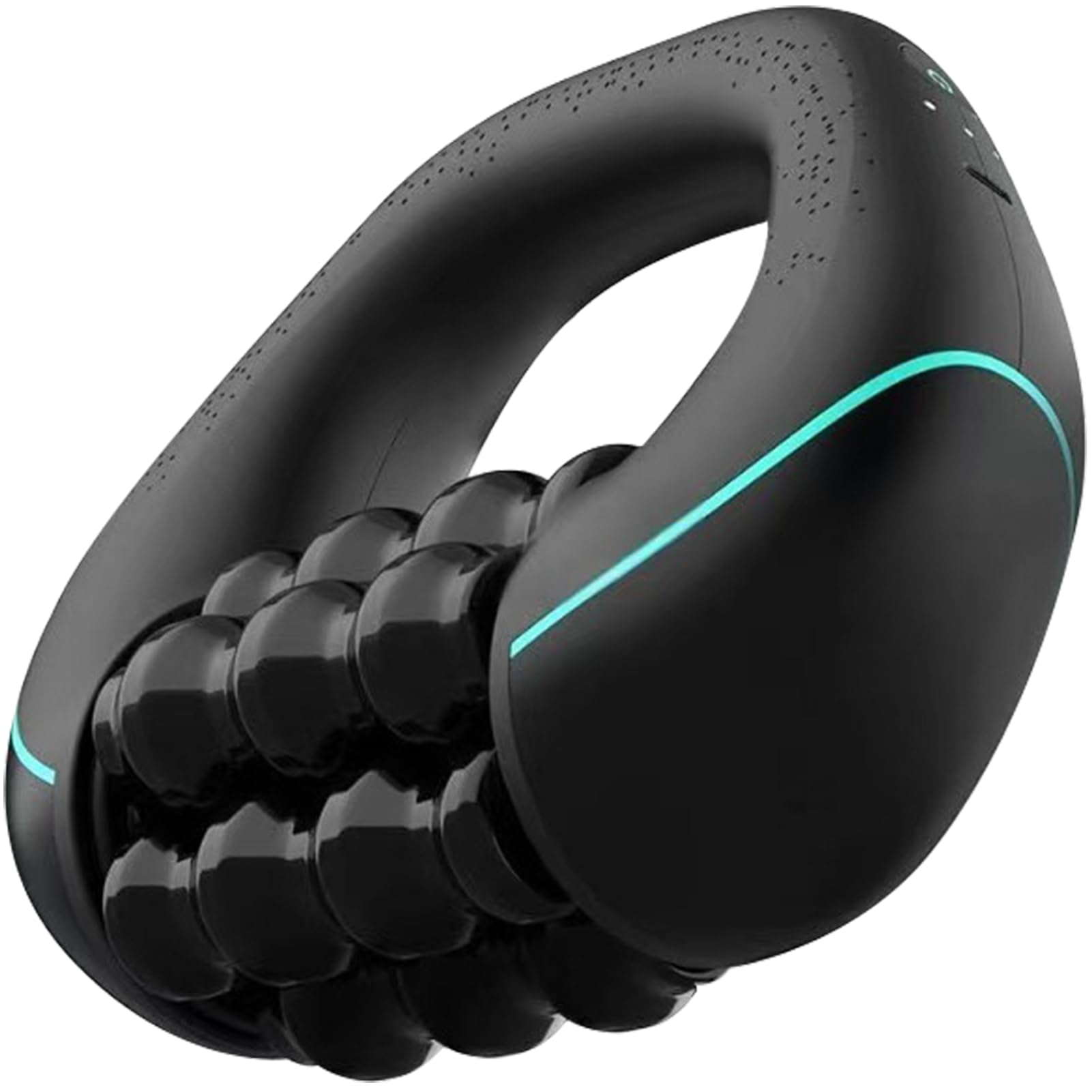 Electric Handheld Rolling Massager, 270min-Percussive Massager Targeting Knots with Pain Relieve Deep Tissue, 3-Speed Spin Vibrating Roller Massage for Back, Shoulders, Legs, Neck,Arms