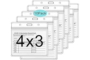 WALNEW COVID ID Card Protector