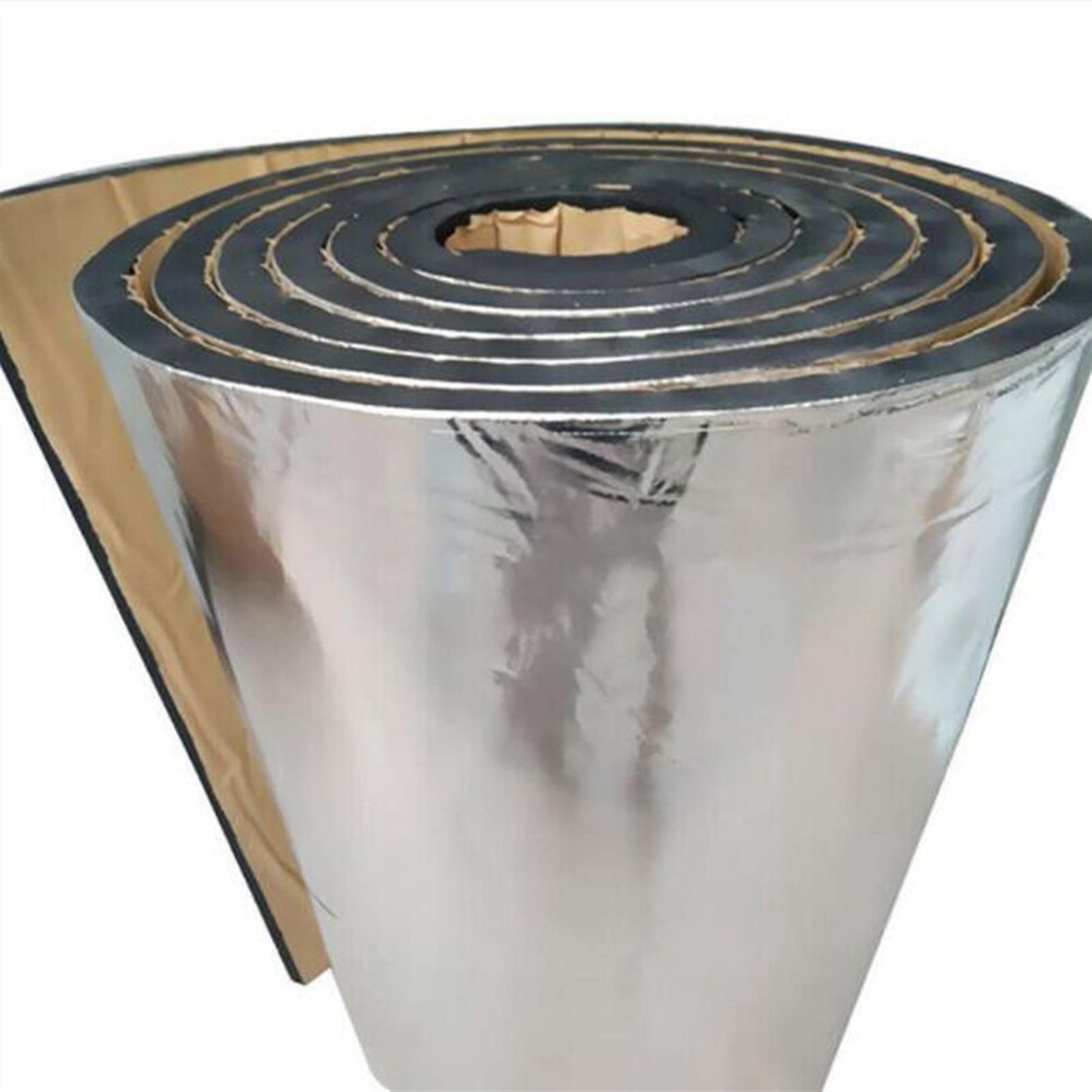 Gmeqfhpops One Color Car Sound Deadening Mat 10Mm Car Sound Deadener Noise Insulation Mat Acoustic Deadening Sticker For Car Studio Wall 200X50cm