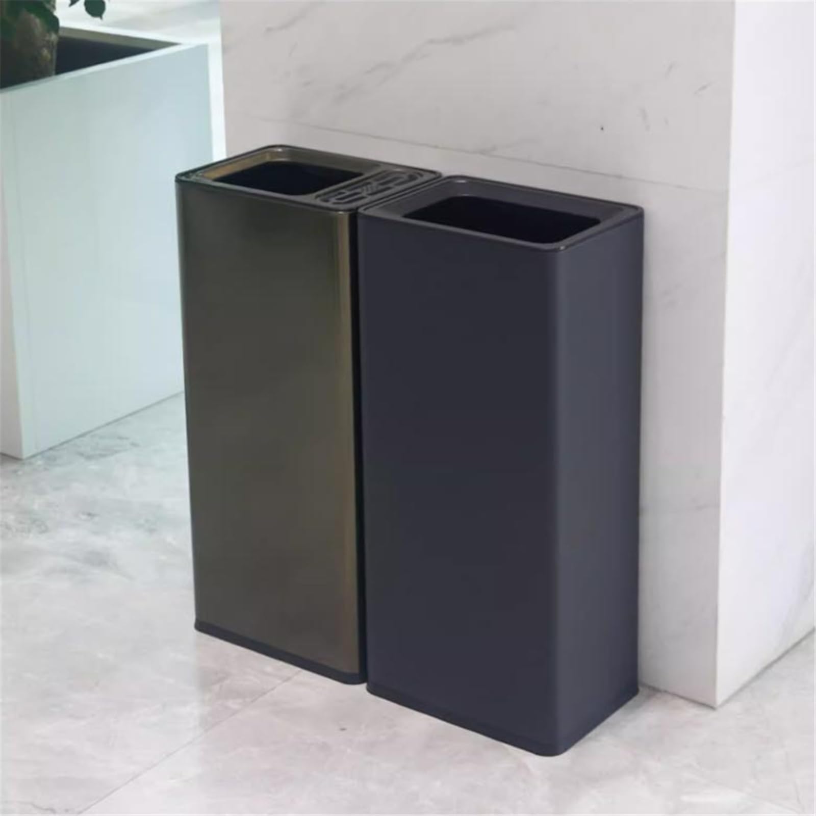 Cubo de basura y residuos para interiores de cocin Diseño De Bote Basura for Restaurante, Cocina, Oficina En Casa bote de basura(Grey)