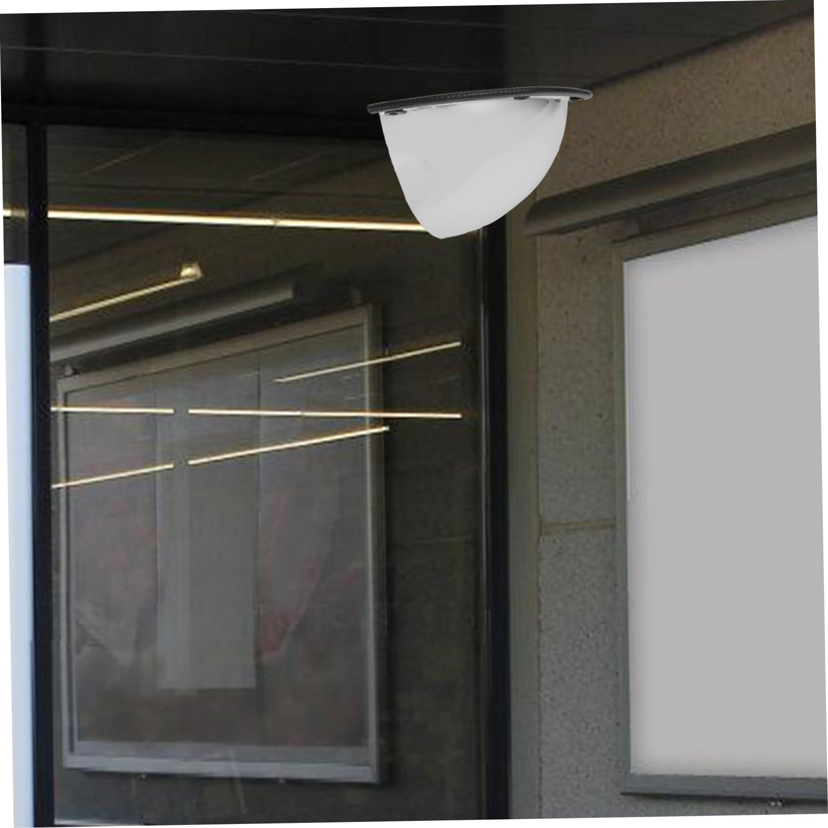 Espejo Convexo Acrílico 1/8 de Esfera Plata de Pared