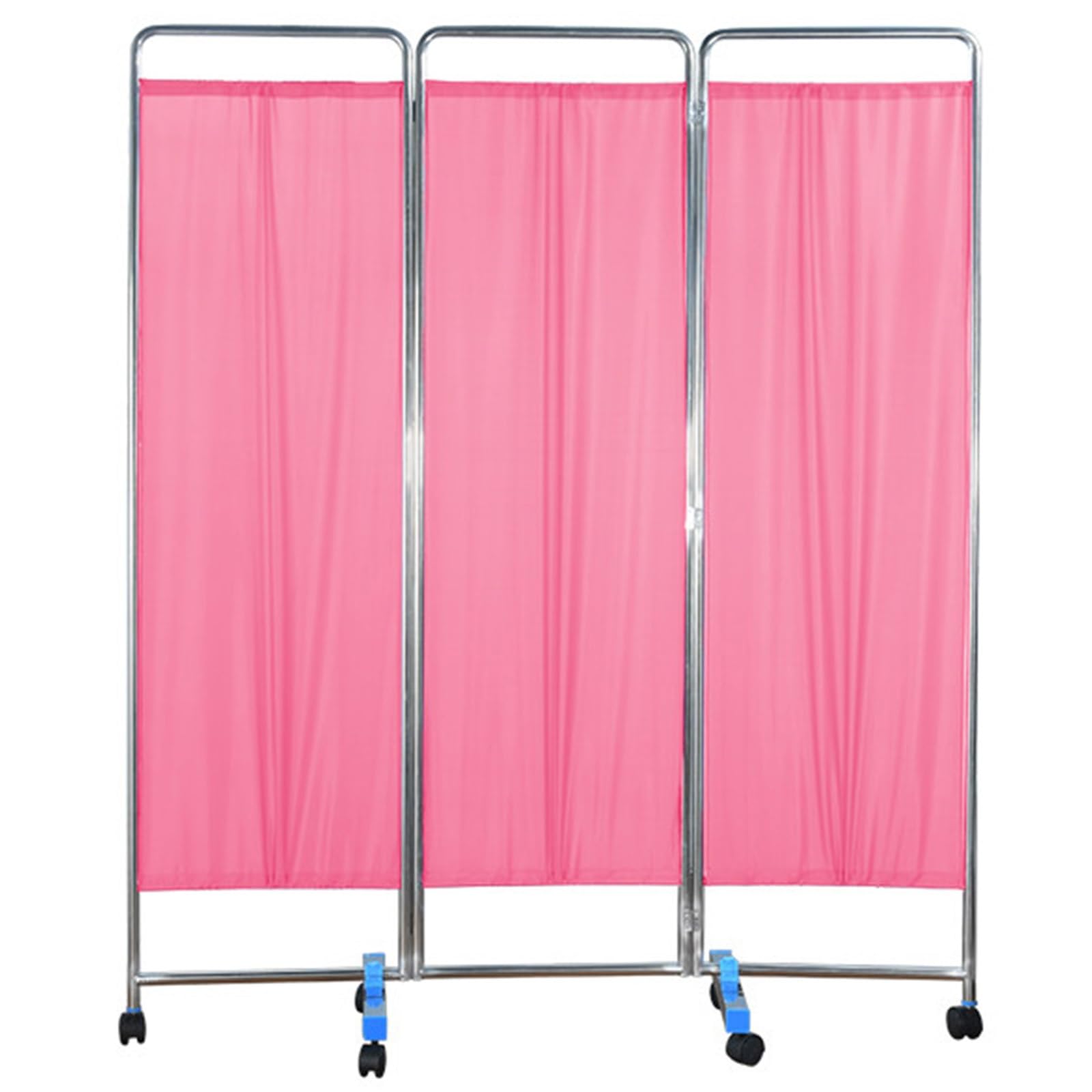 Schermo divisorio Medico a 5 Pannelli con Ruote, divisorio Pieghevole con rotelle bloccabili, Tessuto in Nylon Impermeabile per ospedali, cliniche, camere da Letto, saloni di Bellezza