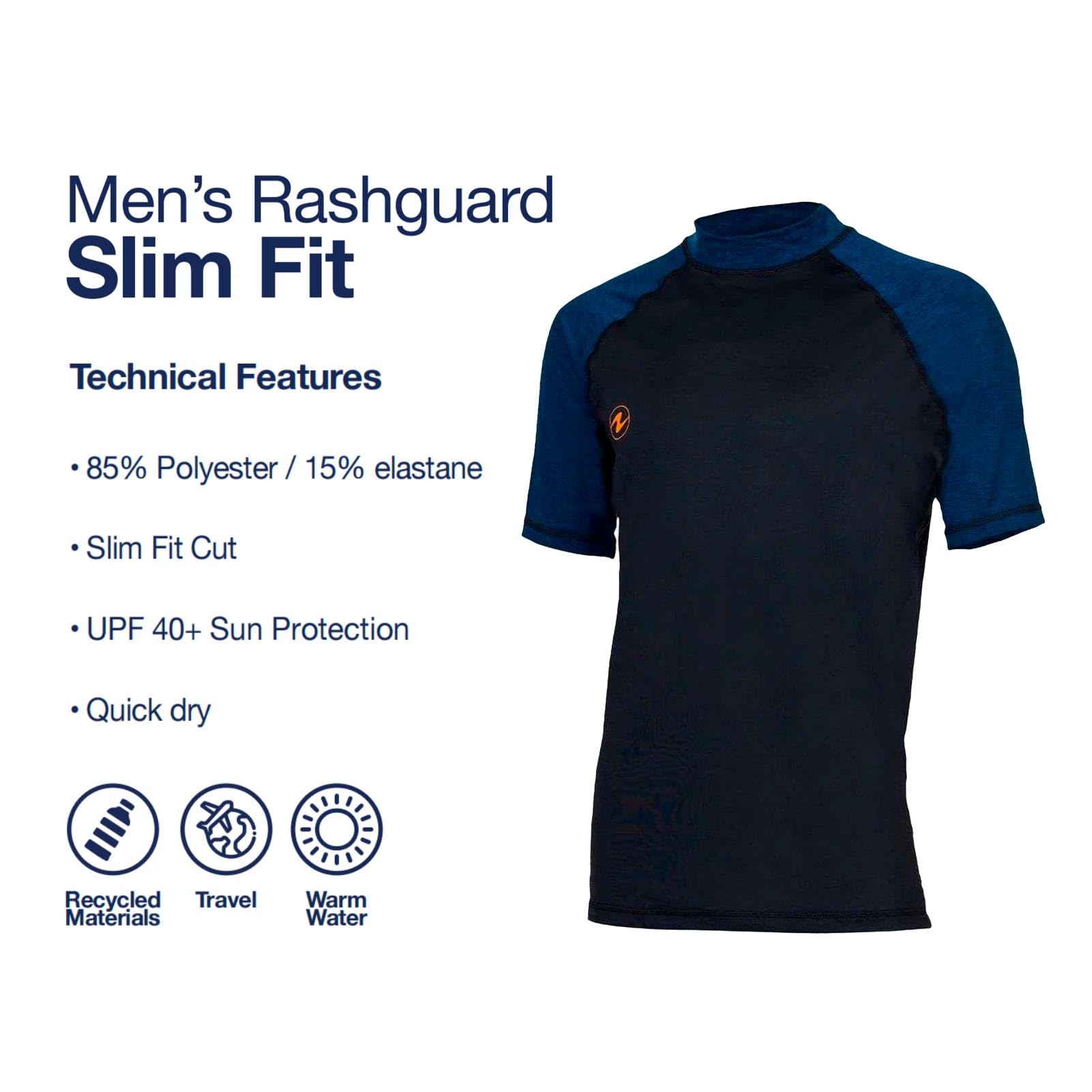 Aqualung SF Short Sleeve Rash Guard M