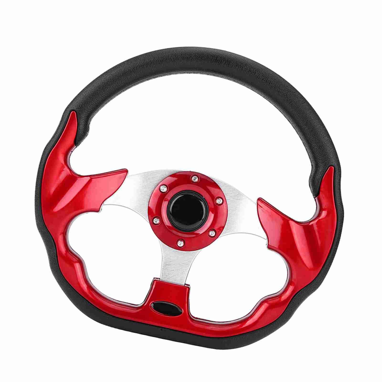 Kierownica Wyścigowa 320 Mm Zamszowa Skóra z Włókna Węglowego Antypoślizgowa Uniwersalne Dopasowanie do Zmodyfikowanych Samochodów Driftowych Wydajność Aluminiowa Rama Kierownica (czerwony)