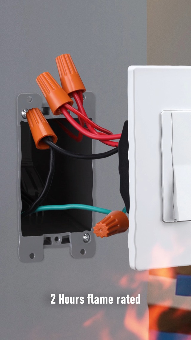 LEONLITE 20 Cubic Inch Single Gang Old Work Electrical Outlet Box