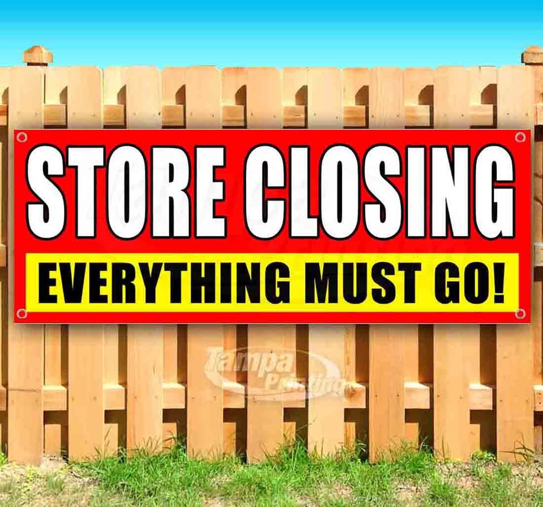 Store Closing Special Banner 13 oz | Non-Fabric | Heavy-Duty Vinyl Single-Sided with Metal Grommets