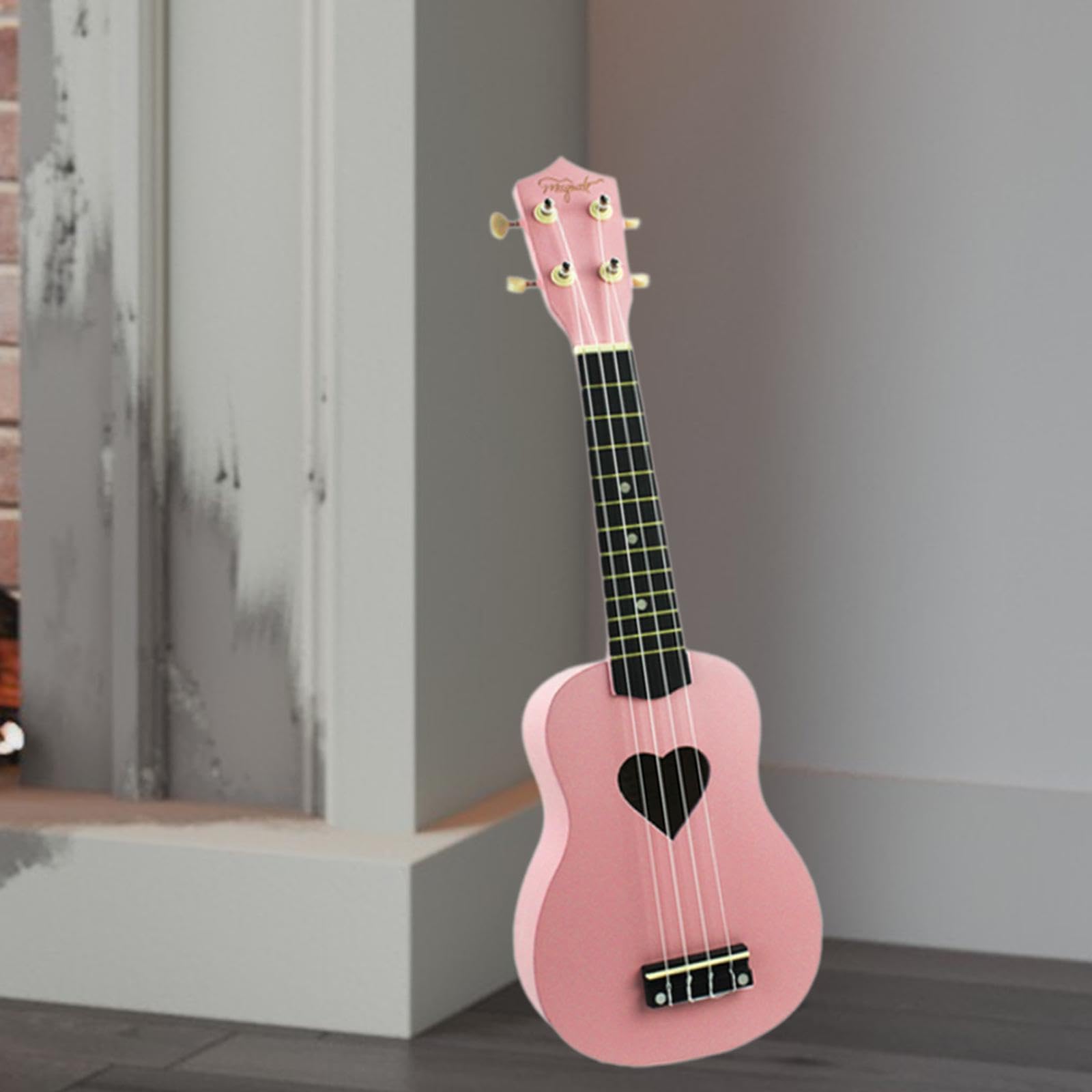 Guitarra de Juguete para Niños de 20 Pulgadas, Color Rosa, Instrumento Musical para Preescolares.