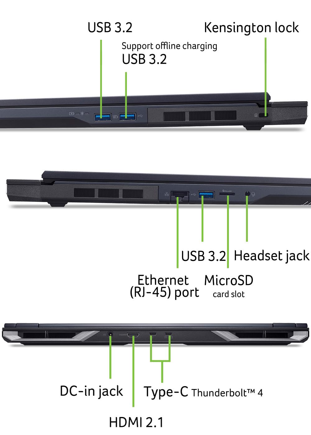 Acer Predator Helios Neo 16 AI (PHN16-73-9816) Gaming Laptop, 16" WQXGA IPS 240Hz Display, Intel Core Ultra 9 275HX, 32 GB RAM, 1 TB SSD, NVIDIA GeForce RTX 5070, Windows 11, QWERTZ Keyboard