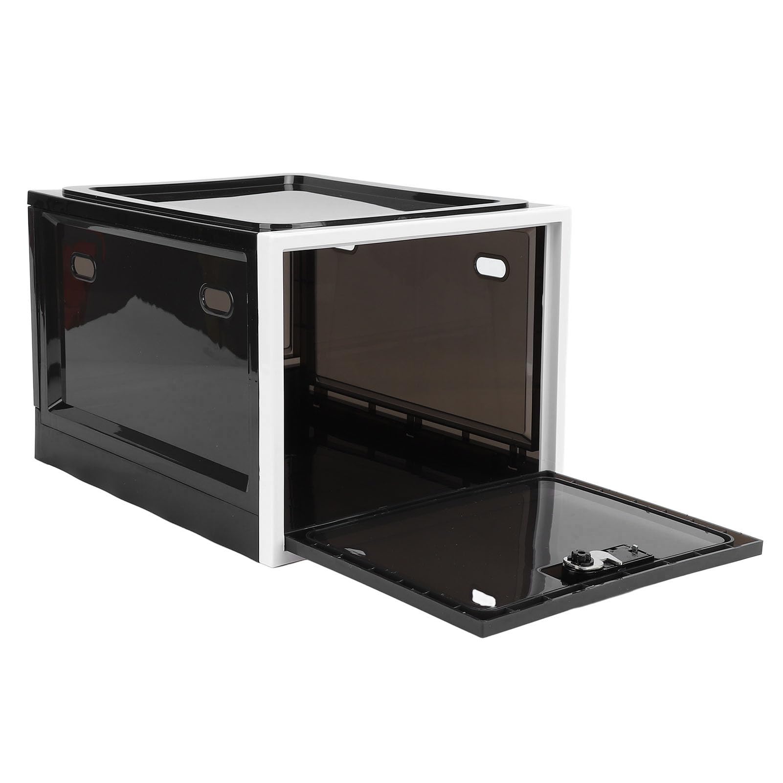 Scatola di stoccaggio con serratura a combinazione, Contenitori multifunzionali in plastica per frigoriferi per telefoni, cibo e snack, Contenitore con chiusura a (Cornice in