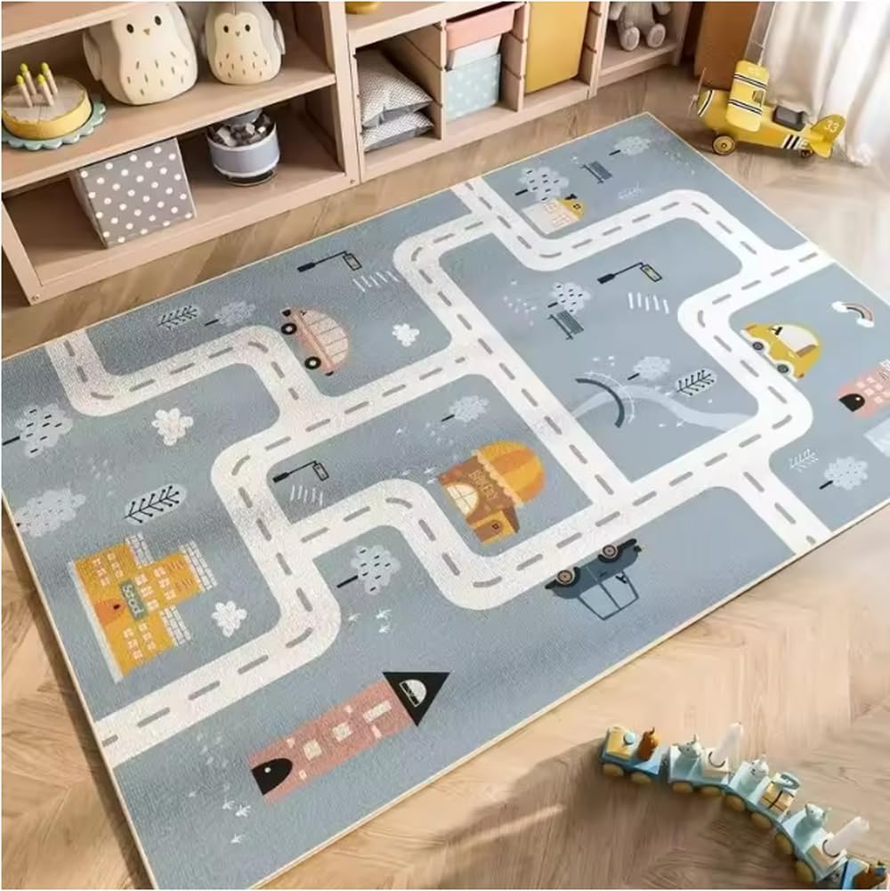 Tapis de sol maison 80x150cm antidérapant pour salon et chambre