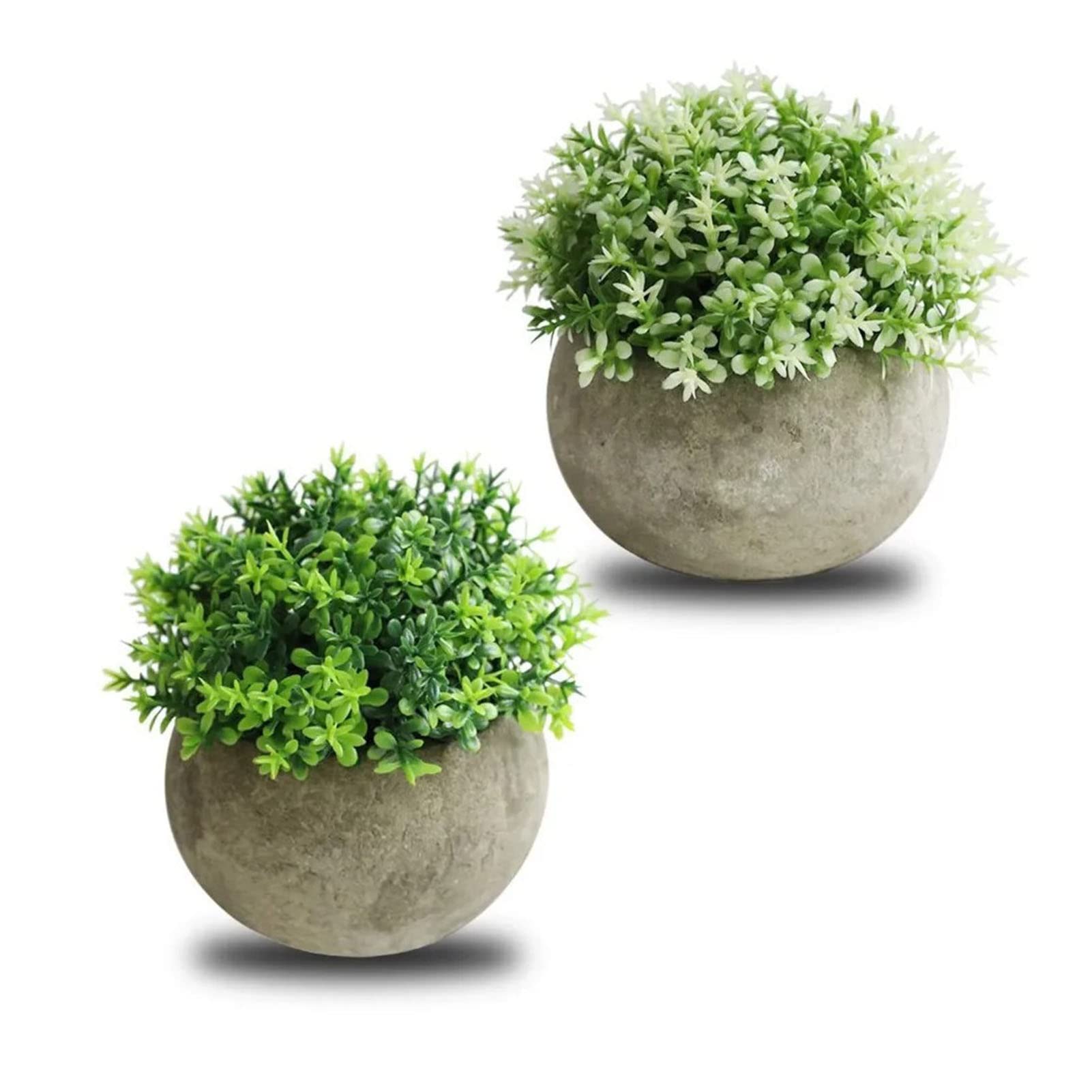 Plante en pot de simulation Borne Domary crée un coin vert dans votre bureau
