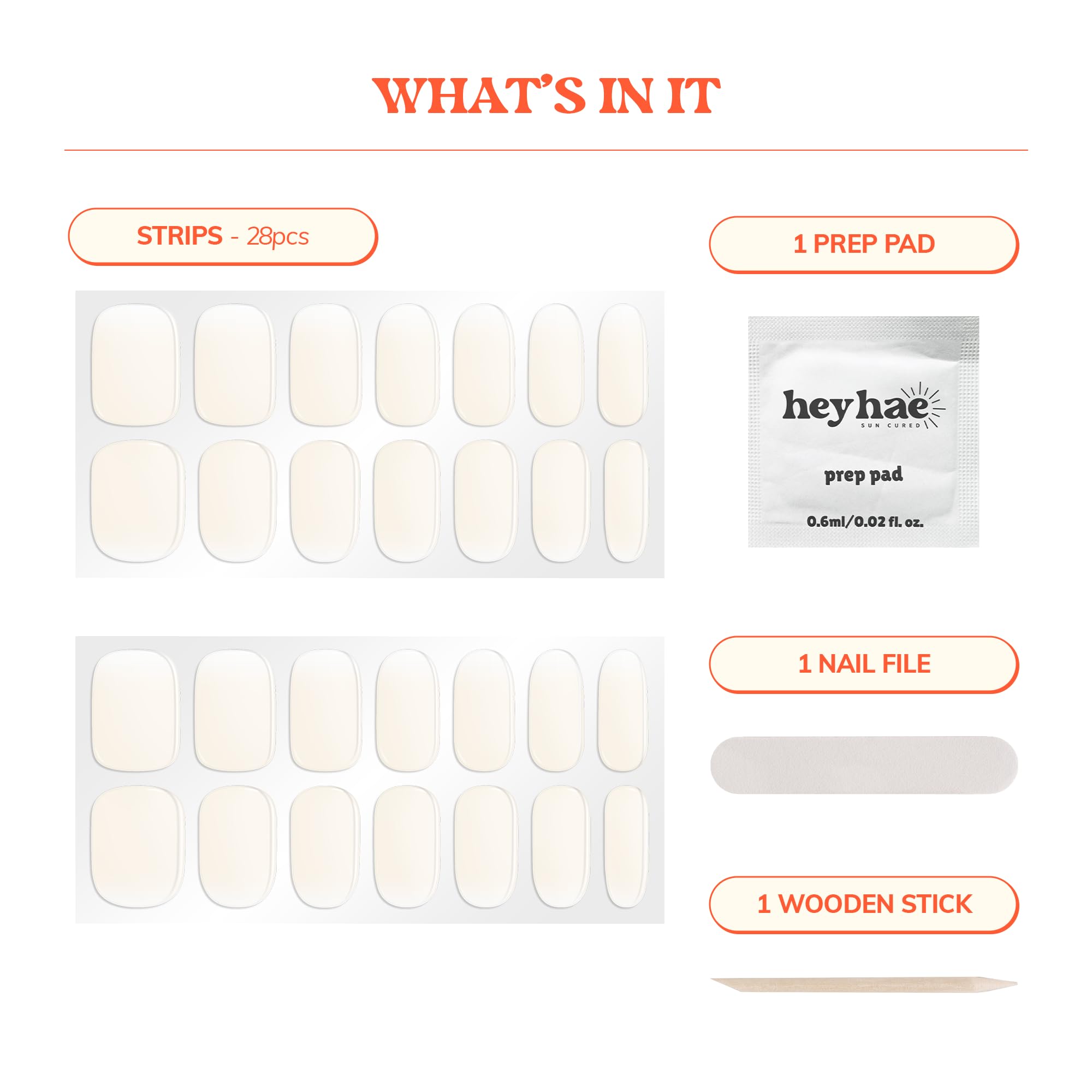 Heyhae Semi Cured Gel Nail Strips, Hey, Girls Night? - Image 3