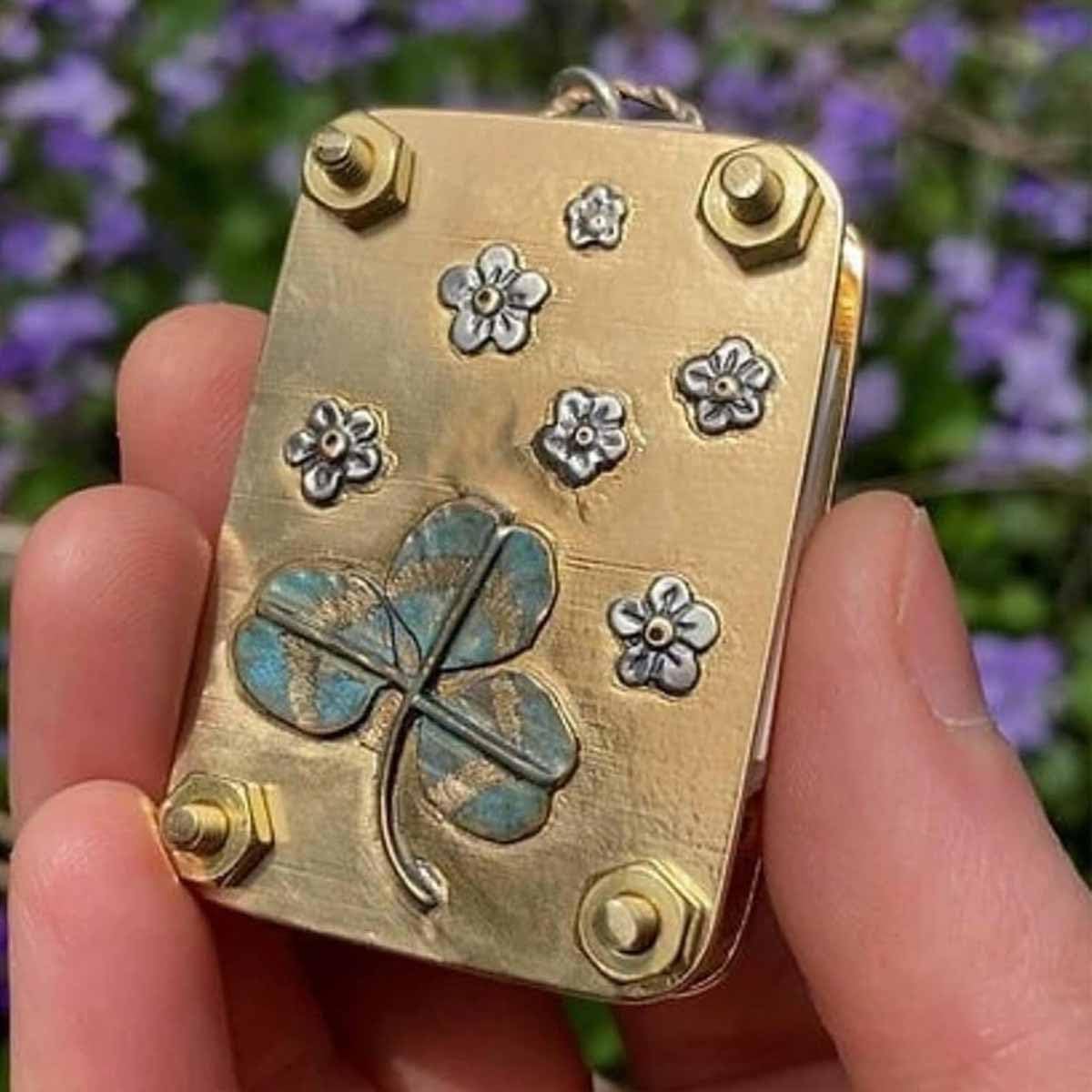 Presse à Fleurs Portative En Métal – Petit Outil Pour Sécher Et Aplatir Fleurs Et Plantes, Pour Art Et Artisanat