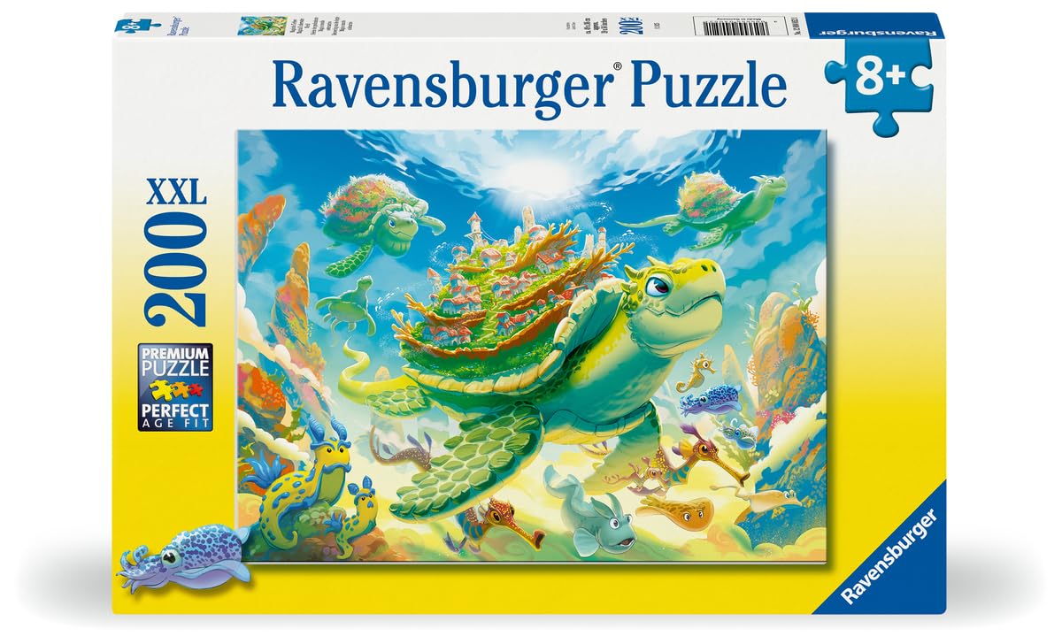 Ravensburger Puzzle Enfant 200 pièces XXL - Féerie des Profondeurs