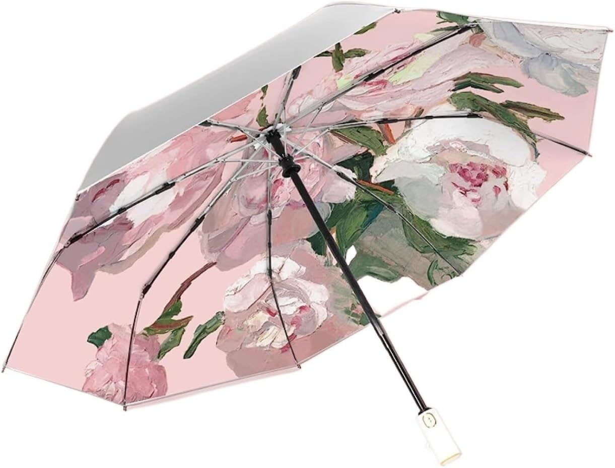 Portable Umbrella for Travel Sun Protection Umbrella Sun Umbrella Folding Umbrellas Parasol Sunscreen and Uv Protection Sunshade Umbrella Outdoor