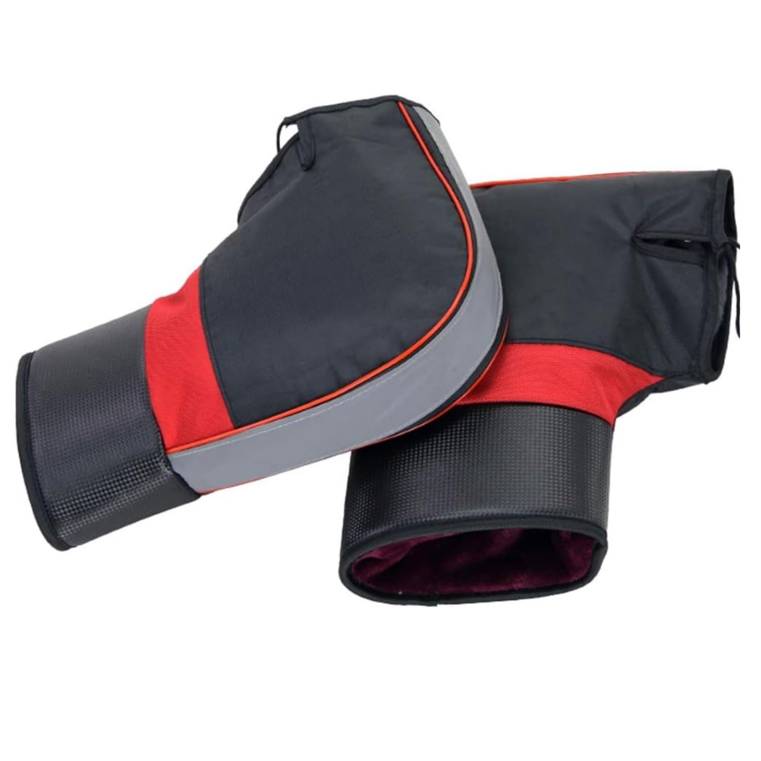 Gants de Moto et Vélo Hiver Imperméables - Doublure Polaire Chaude Anti-Vent | Protection Renforcée Contre Le Froid | Universel Scooter/Moto/Vélo (Homme/Femme)