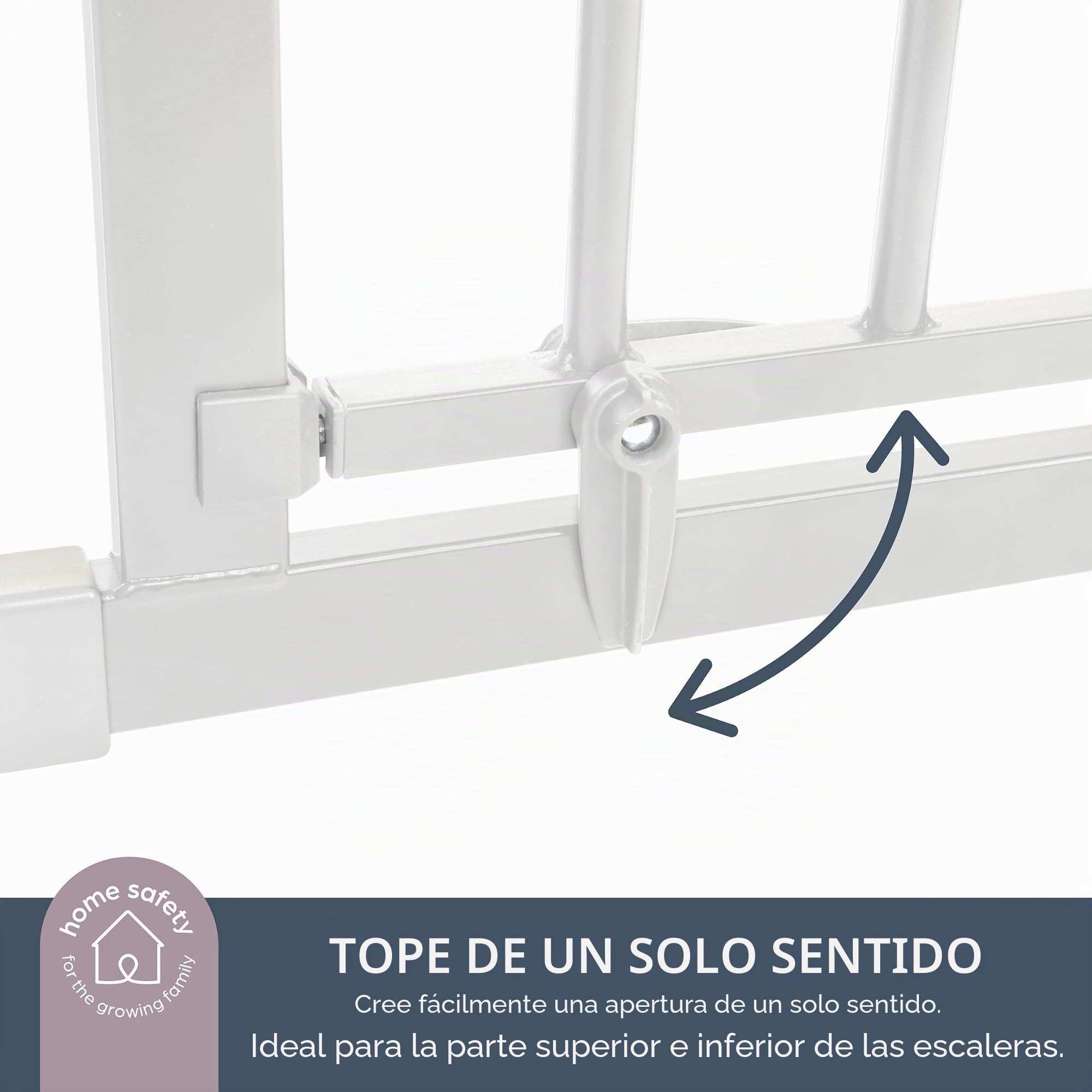 Dreambaby Discovery Flex Configure Adapta - Puerta de Seguridad Plegable para niños de 3 Paneles, se Adapta a Aberturas de 74,5 cm a 195 cm de Ancho y 74 cm de Alto, con función Smart Stay Open y