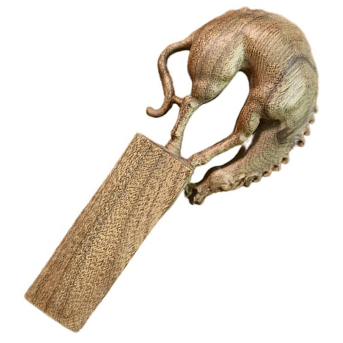 Figurine cheval en bois decoration de bureau zen pour salon chaleureux