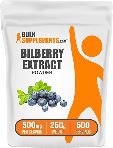 BulkSupplements. com Extracto de arándano en polvo - Suplemento de arándano - Suplemento antioxidantes - Suplementos para los ojos - Extracto de