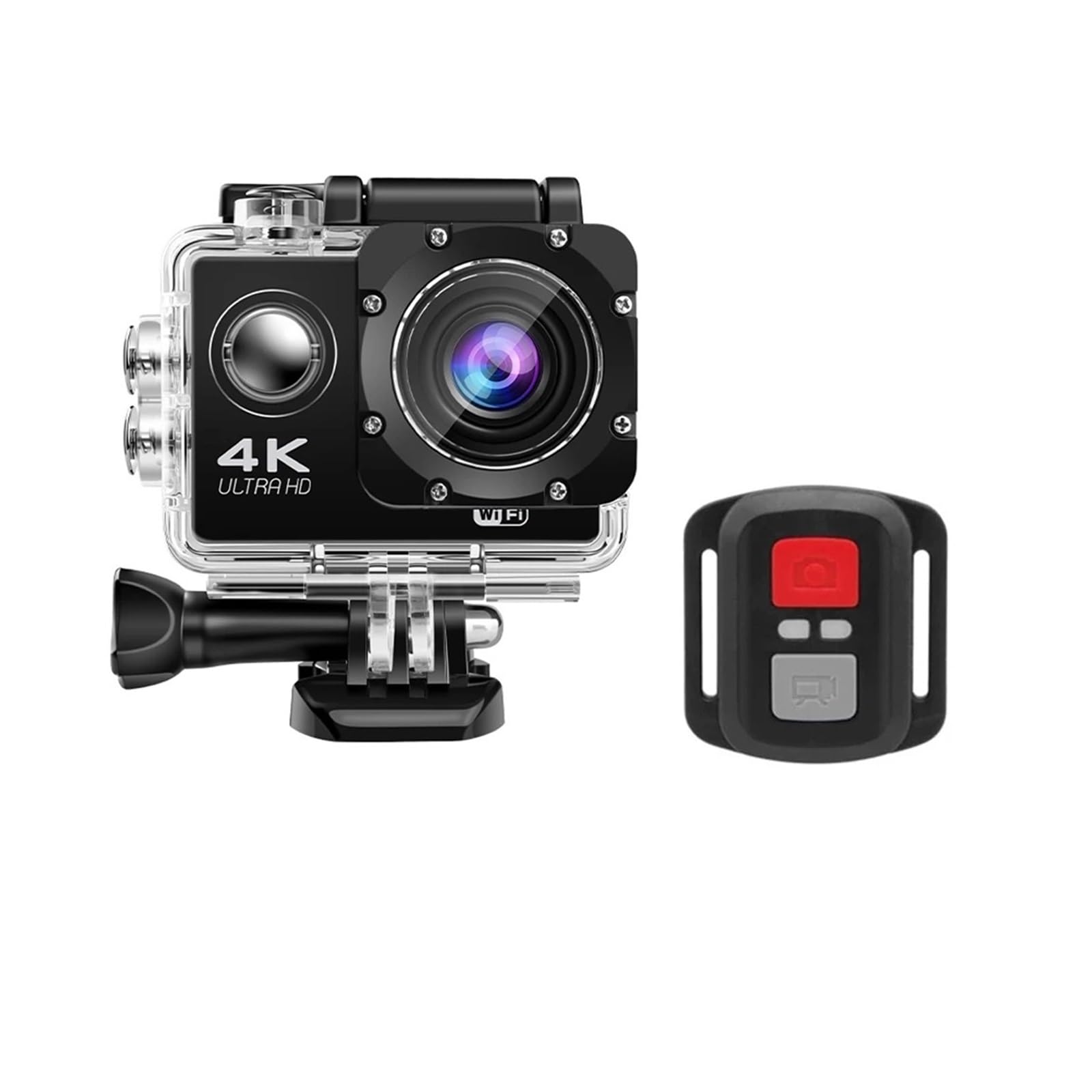 4K Macchina Fotografica di Azione 1080P/30FPS WiFi 2.0 "170D Subacquea Casco Impermeabile Videocamera Registrazione Telecamere Sportive Mini cam esterna