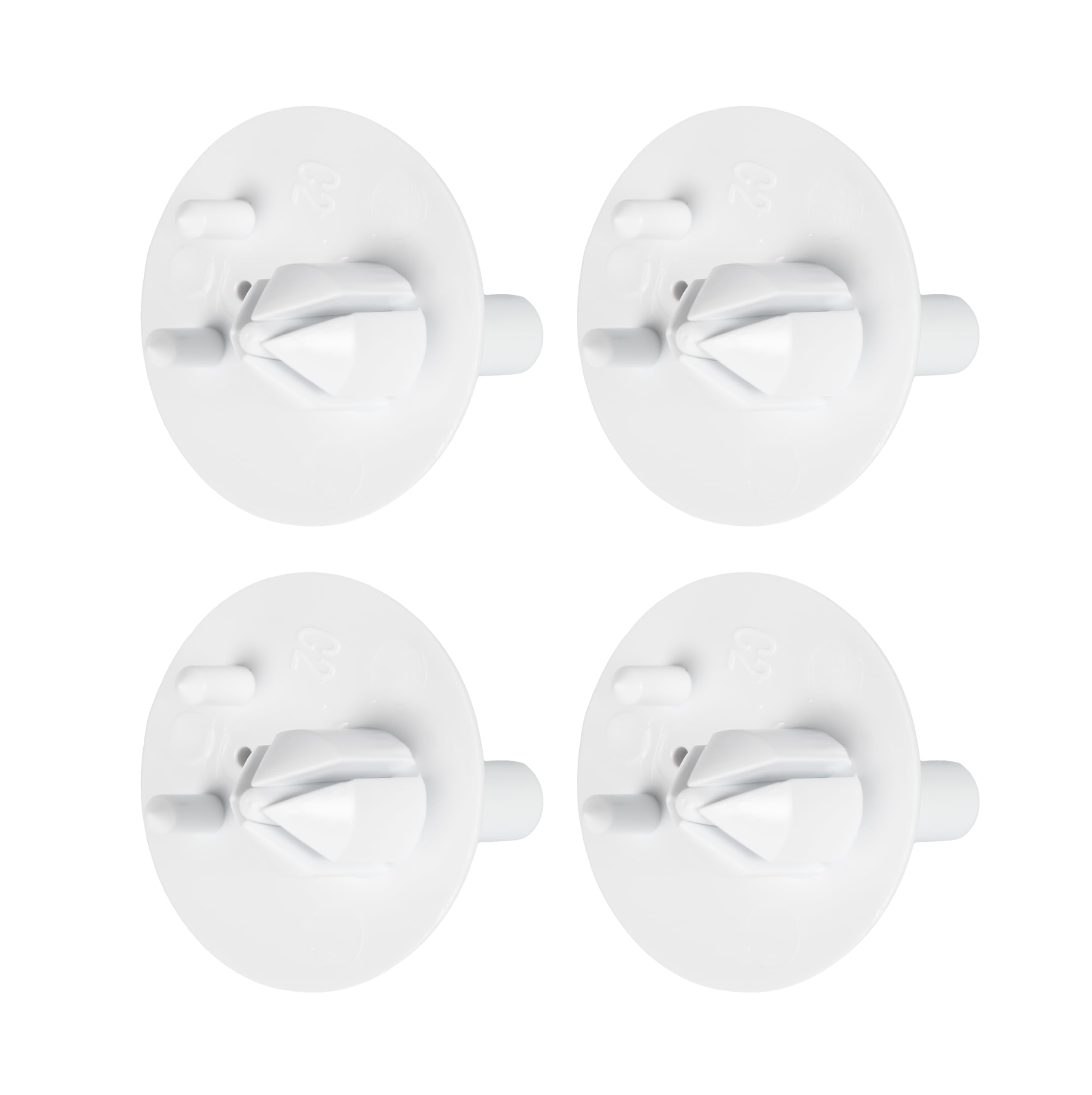 Smart Choice 241993101 Refrigerator Front Crisper Cover Support 4 Pack Compatible with Frigidaire, Compatible with Kenmore Refrigerators, Replaces AP4427109 PS2358880