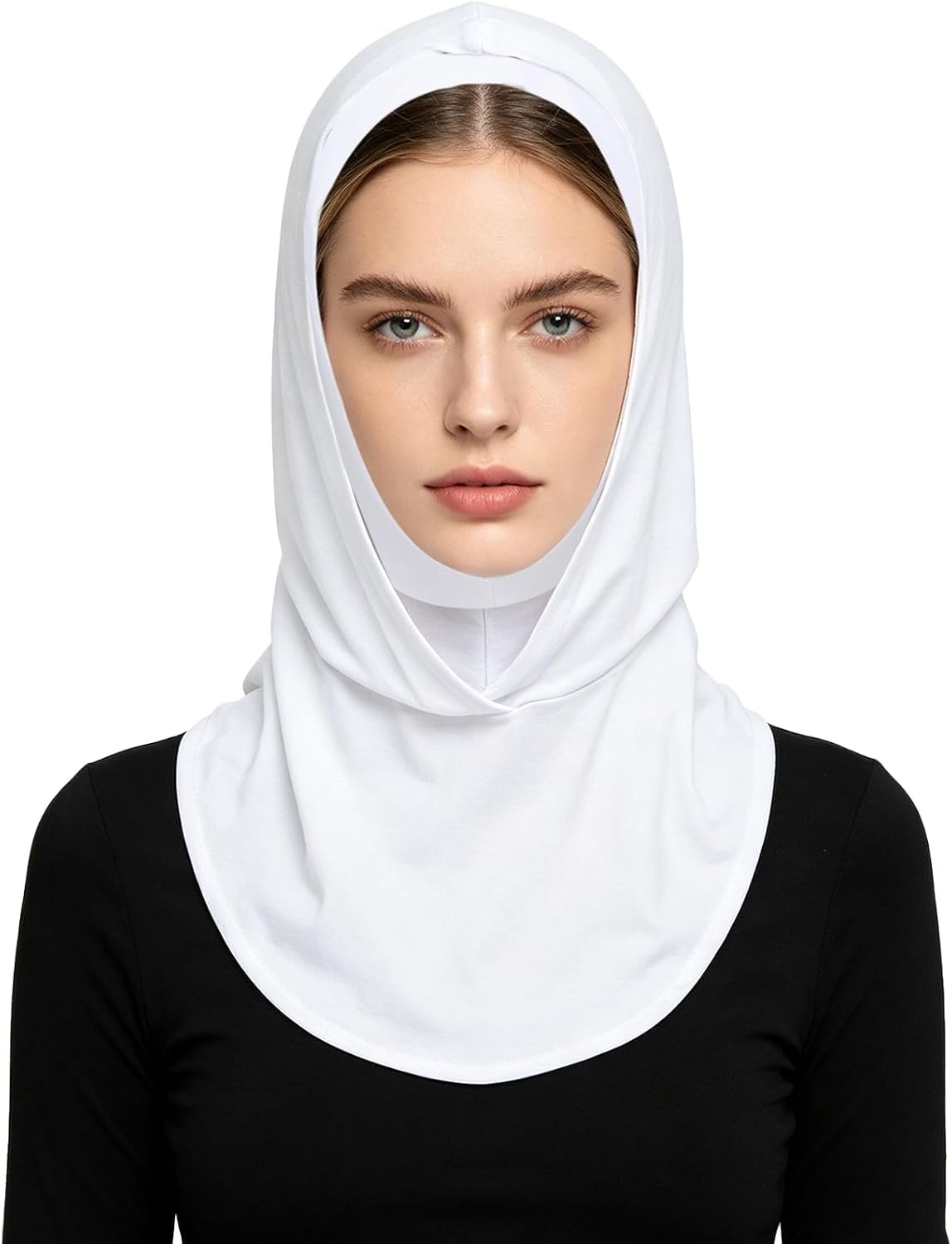 Sport Hijab for Women Muslim Head Scarf Baraklafa Hat Balaclava Ski Masks Breathable Face Covers