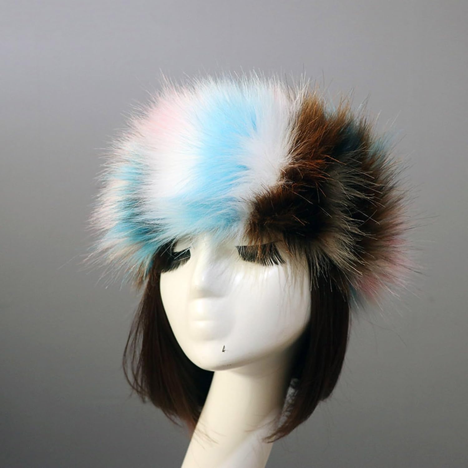 Women Faux Furred Leg Warmers Plush Hat Winter Boot Covers for Hot Girls Fuzzy Hat Leg Warmers Fashion Accessory