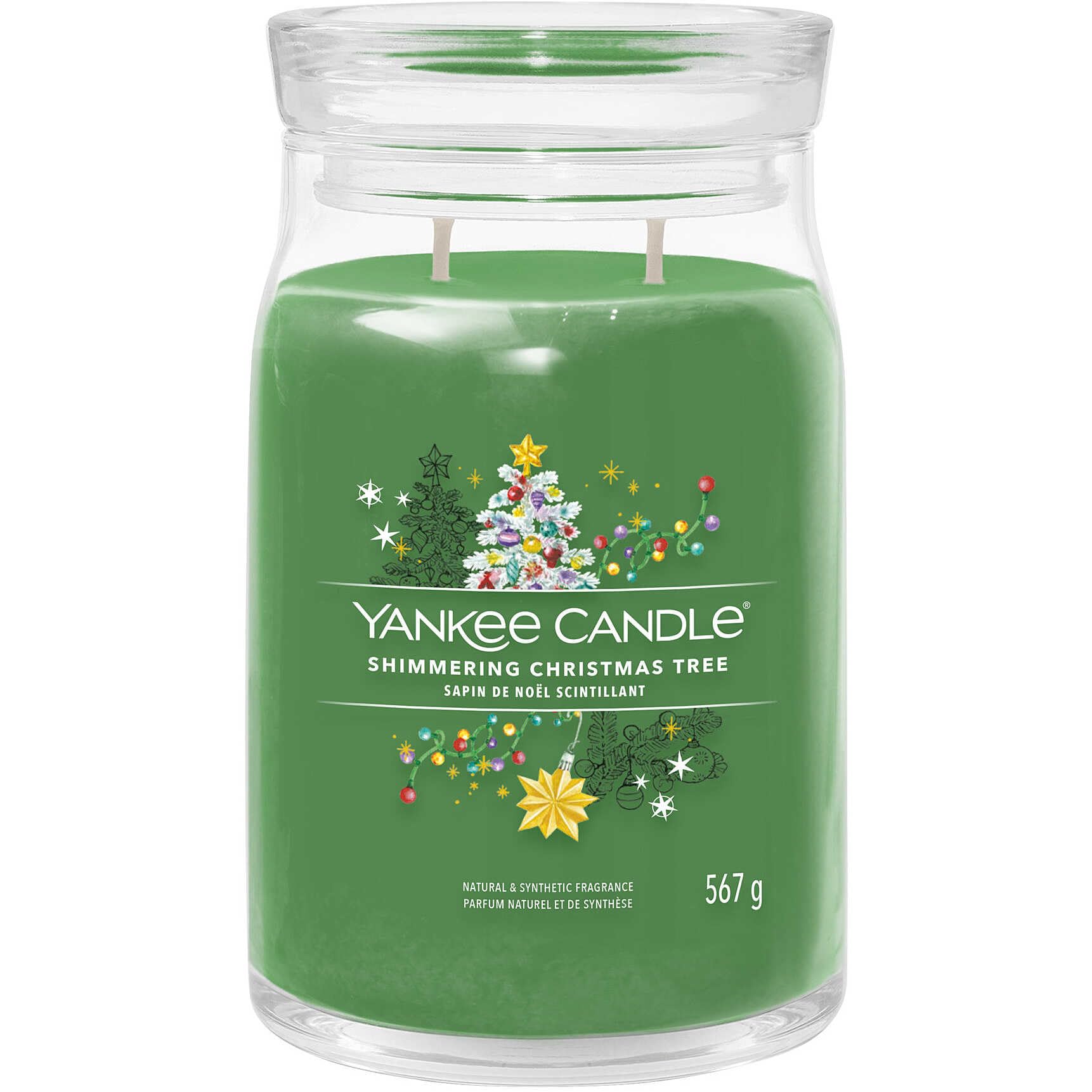 Yankee Candle Shimmering Christmas Tree Large Jar