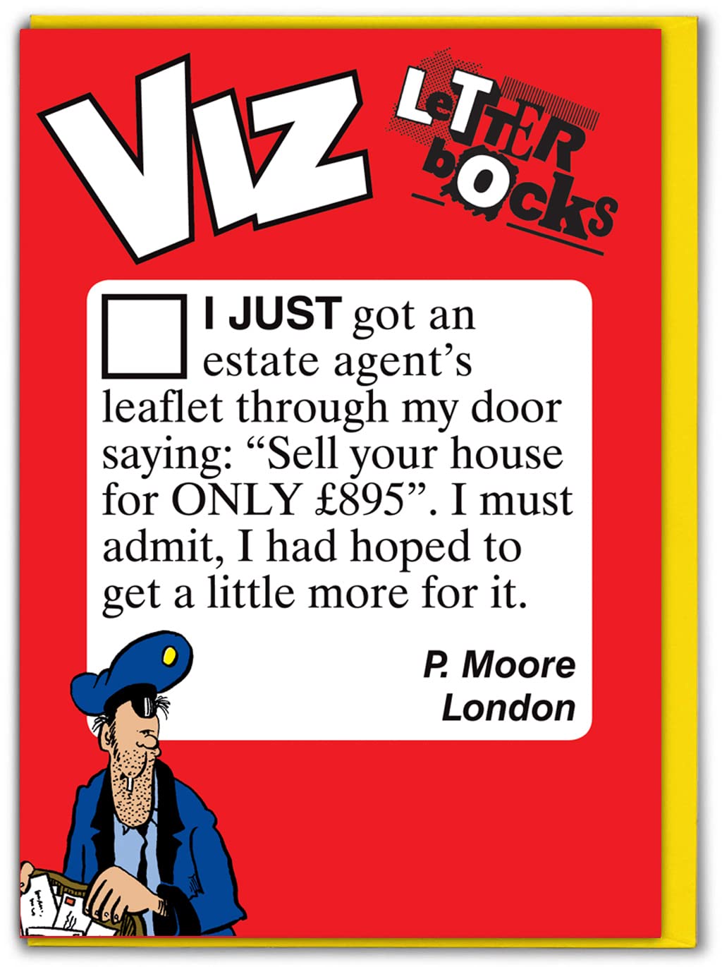 Viz Letterbocks Geburtstagskarte – Witzig & Frech, Alternative Karte Für Ihn & Sie (Größe 12x17 Cm)