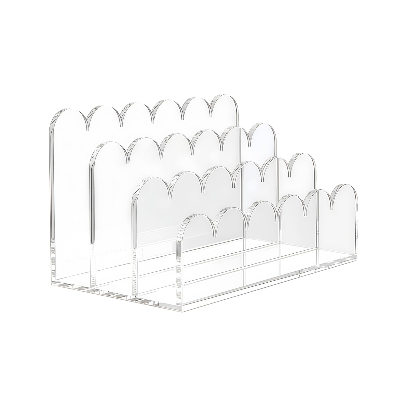 Kalttoy Contemporary Mail Sorting Tray 3 Section Organizers with Sturdy Frame for Paperworks Management Space Saving Mail Sorter for
