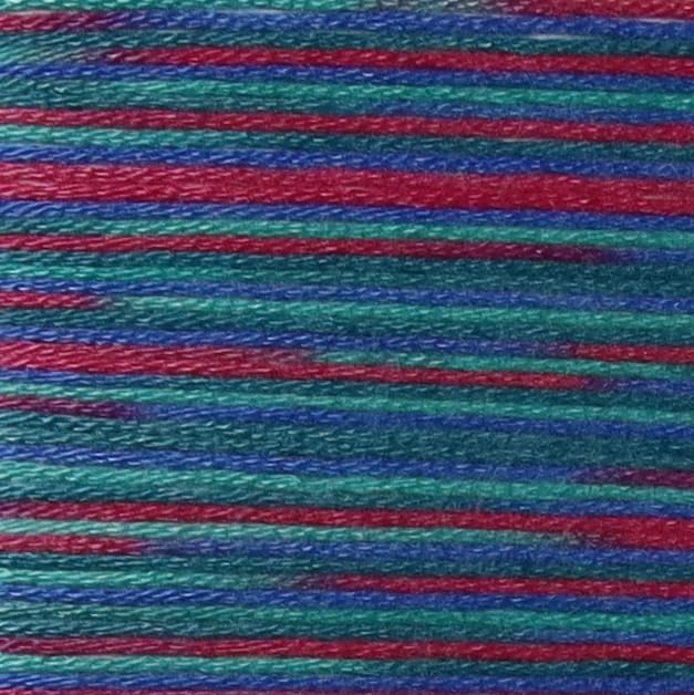 Image of KCS Big skeins of 25 Meters Size 25 Color Variegated Cross Stitch Stranded Threads,6 skeins,4507