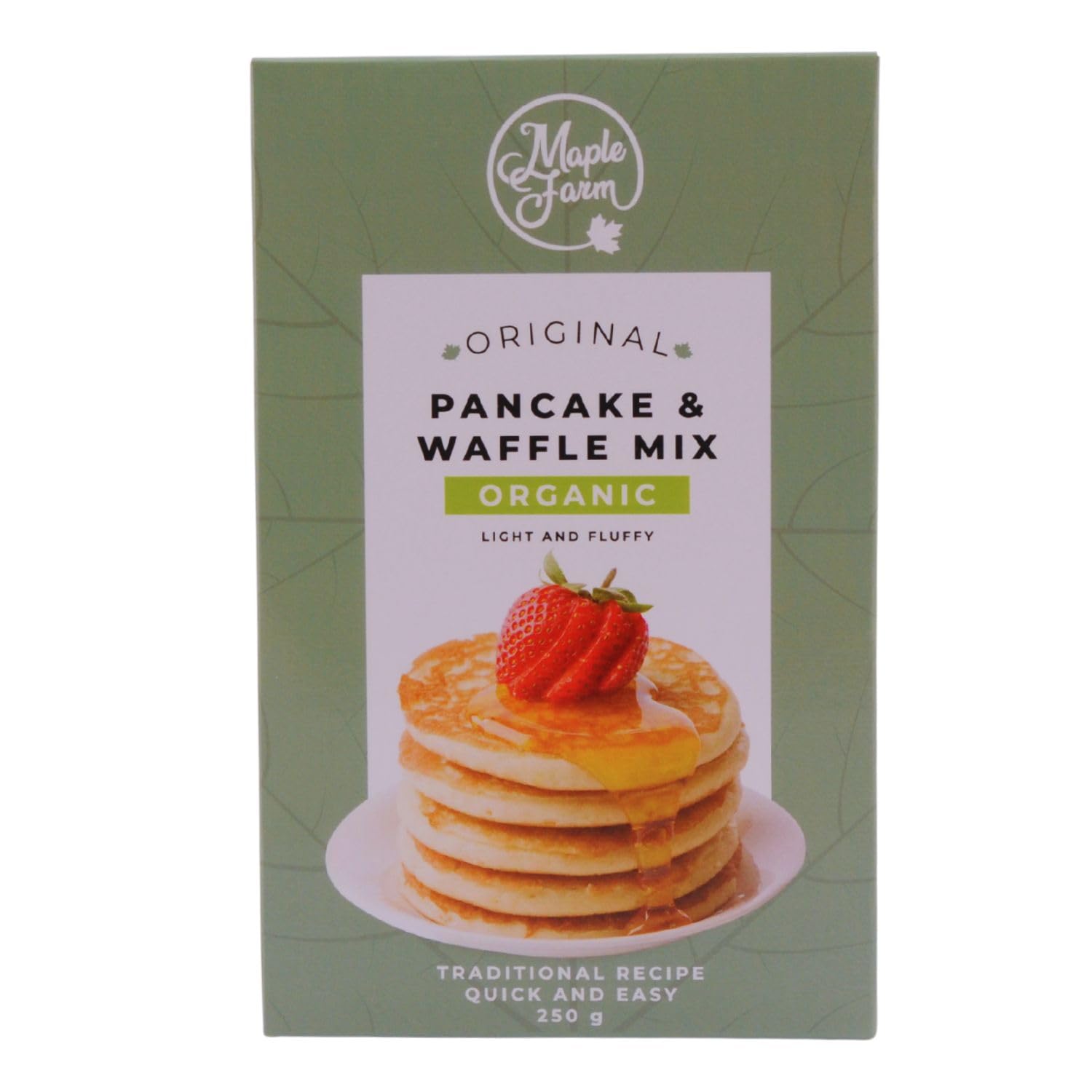 MapleFarm Preparado ORGÁNICO para pancakes y gofres 250g