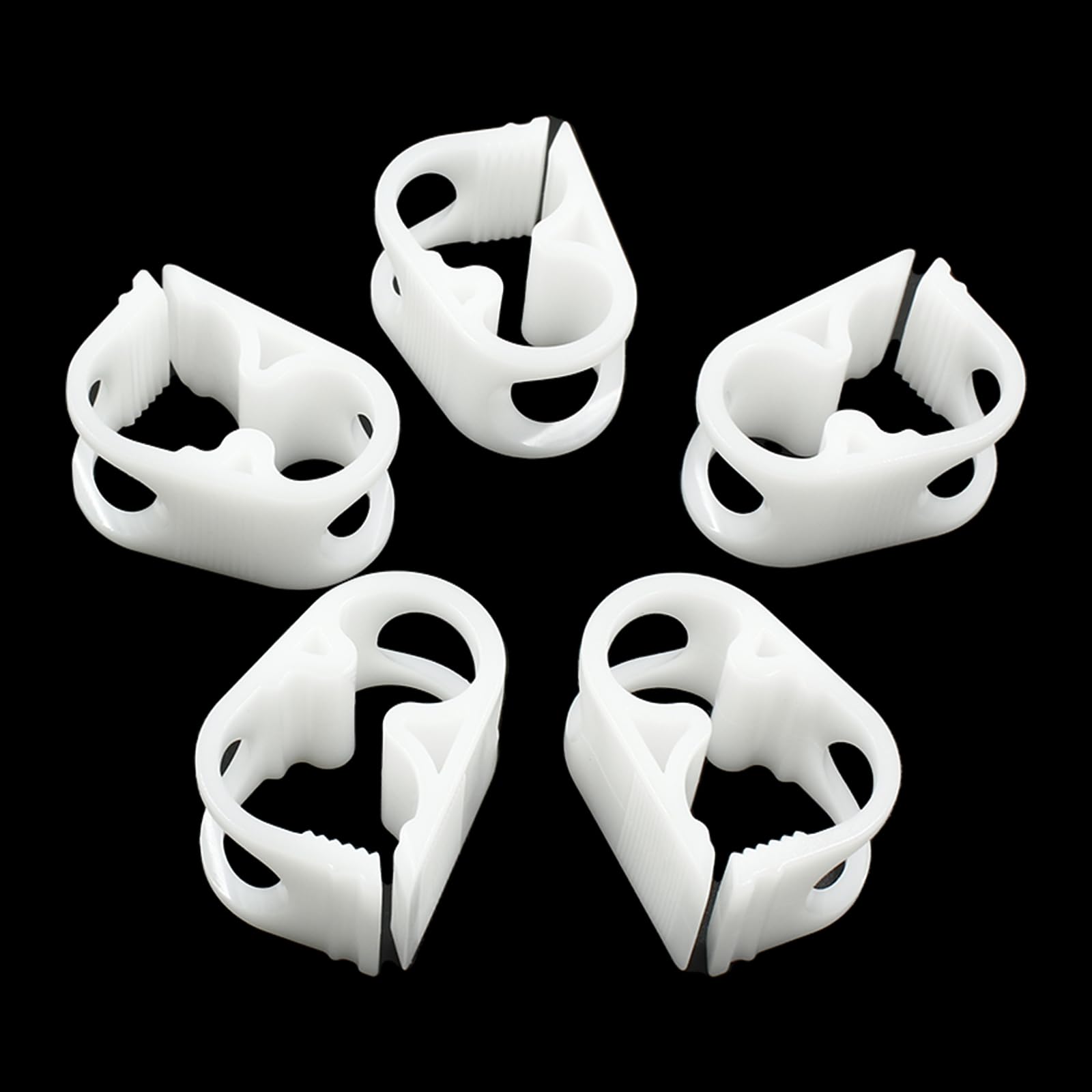 Heyous 8er-Set Schlauchschellen Aus Kunststoff – Einstellbar Für 6–12 Mm Schläuche, Perfekt Für Brau- & Laborprojekte