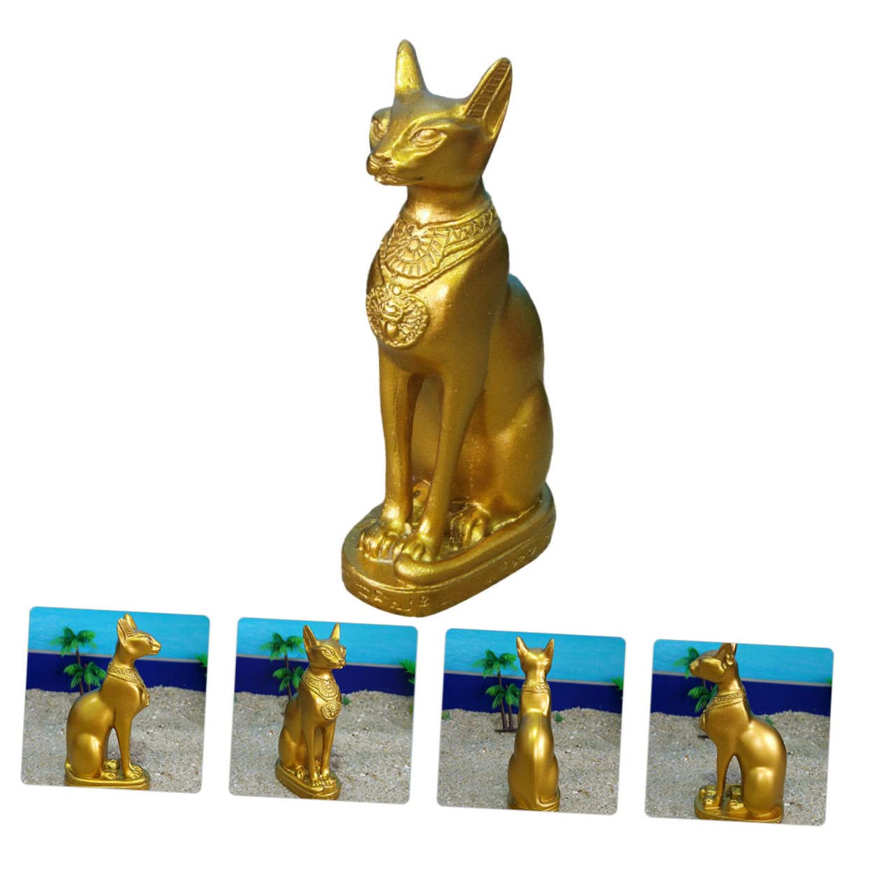 Amazon｜RUNROTOO エジプトの猫神 パグ エジプトの動物像 ヘカテ