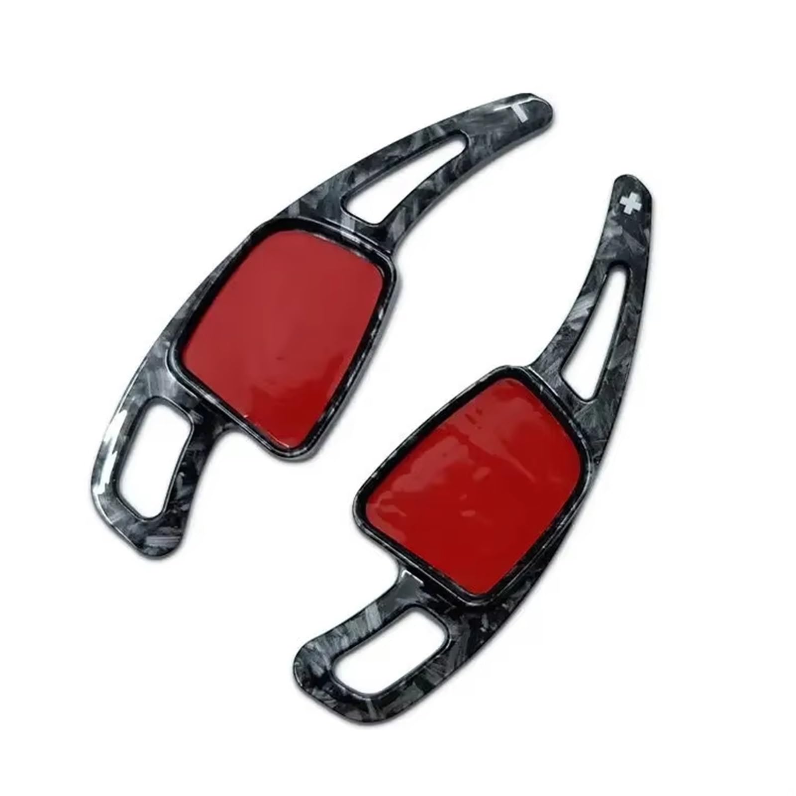 Caqrbcx Forged Pattern Paddle Shifter Extensions Compatible With For Sq5 2018-2020 For Sq7 2017-2020 For Q3 2019-2021 Car Steering Wheel Paddle Shifter Extension