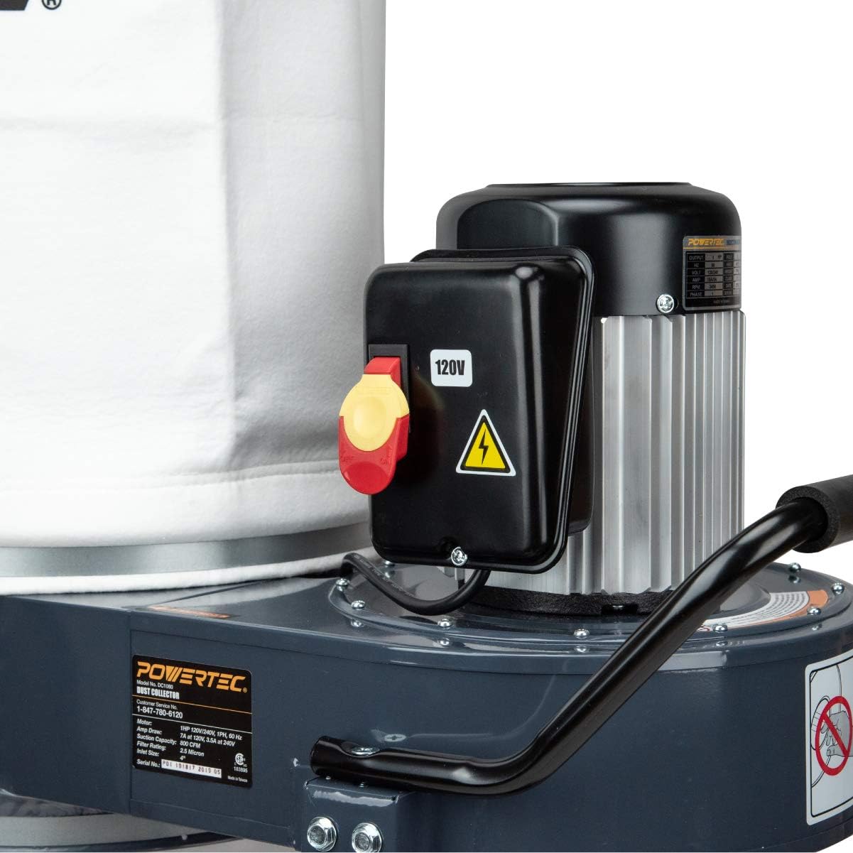 Rеvіеw Prоduсt POWERTEC DC1080 Dust Collector with 1 HP Motor | 800 CFM | Mobile Base Bіg Sаlе POWERTEC DC1080 Dust Collector with 1 HP Motor | 800 CFM | Mobile Base