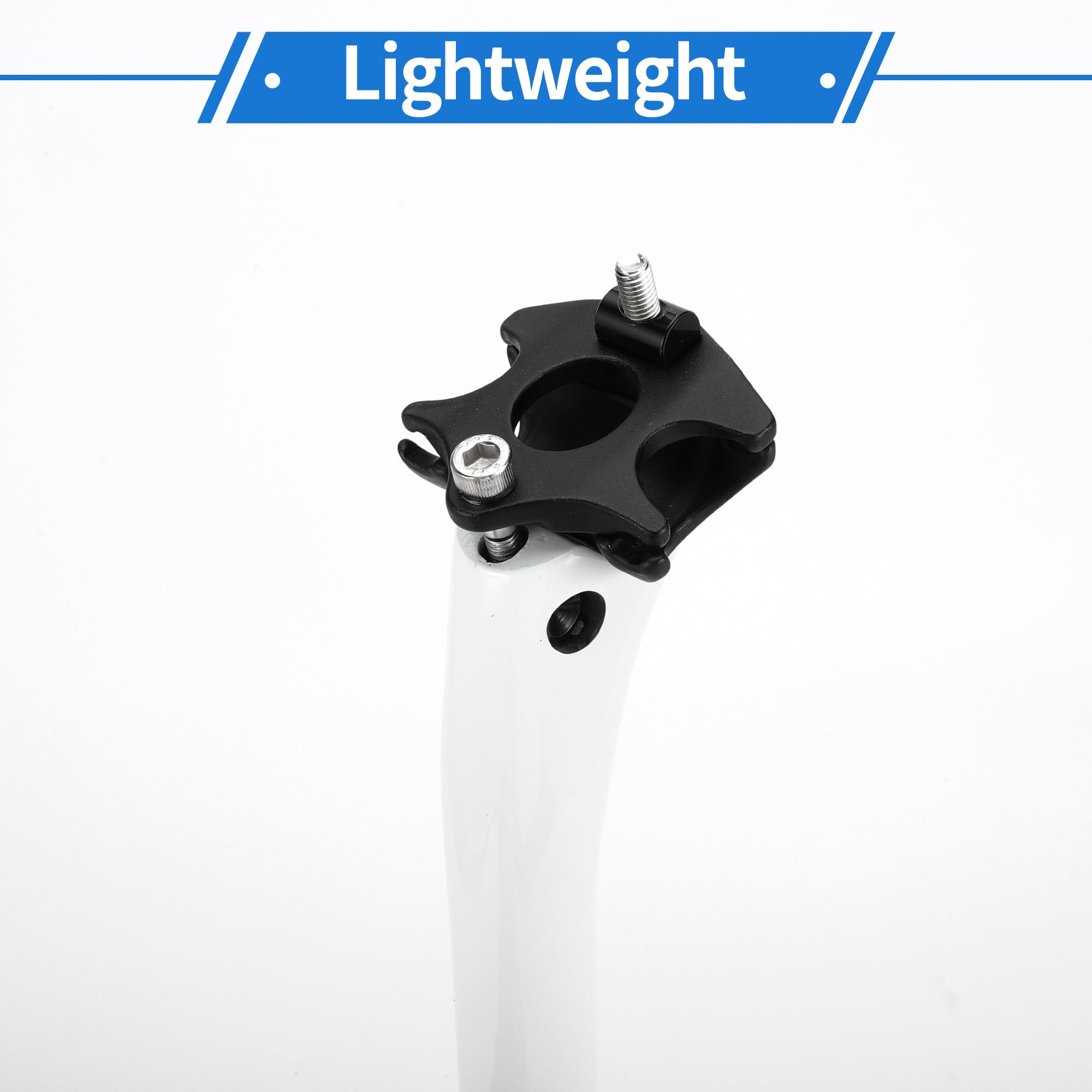 Tige De Selle De Vélo 27,2X450Mm Tube Noir Extra Long Fixation