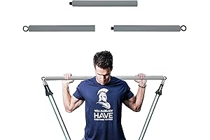Resistance Band Bar with Bands: Lightweight, Portable Workout Tool