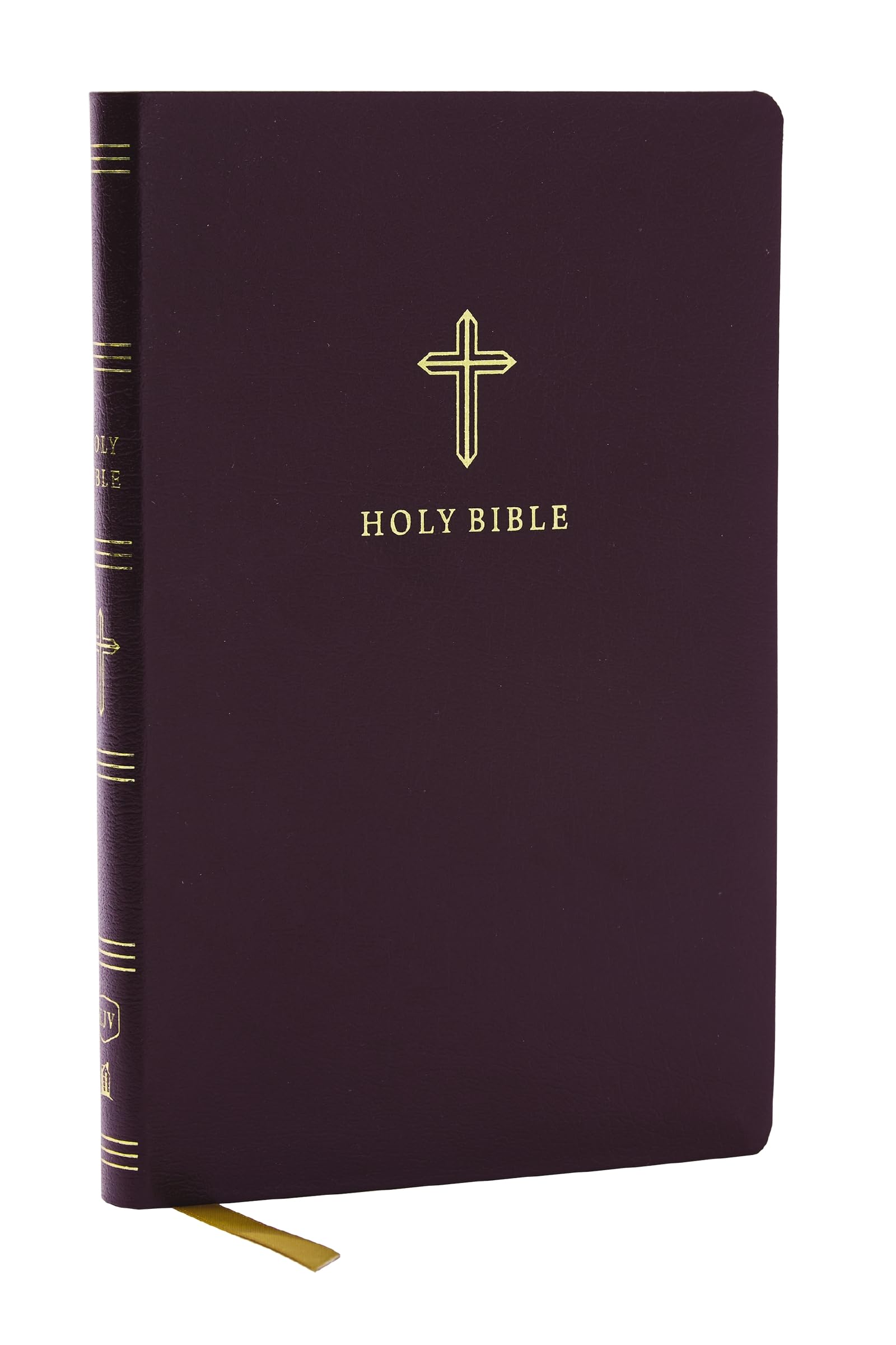 KJV Holy Bible: Ultra Thinline, Burgundy Bonded, Nelson.+