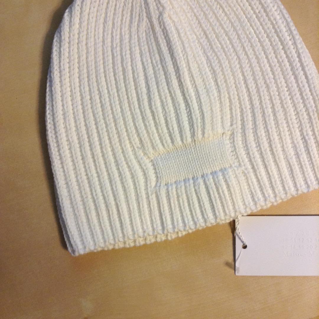 新品 M 海外限定 20ss マルジェラ コットンビーニー ニット帽 3844 新品 M 海外限定 20ss マルジェラ コットンビーニー ニット帽 3844