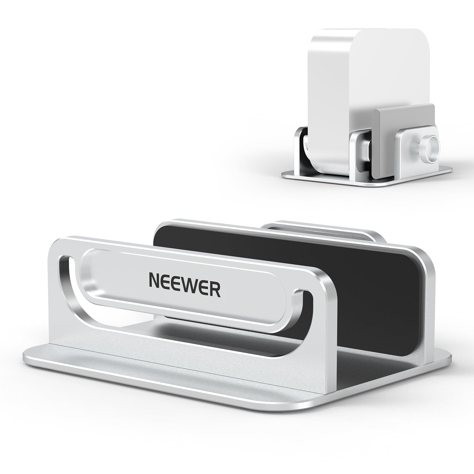 NEEWER Basics Mac mini Stand with SSD Holder Aluminum Alloy PC Slot Upright Rack Dock Desk Mount Computer