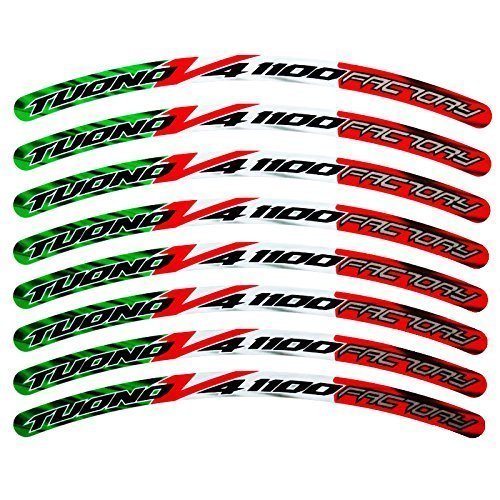 Aprilia Tuono Factory V4 1100 Italian wheel rim graphics stickers decals