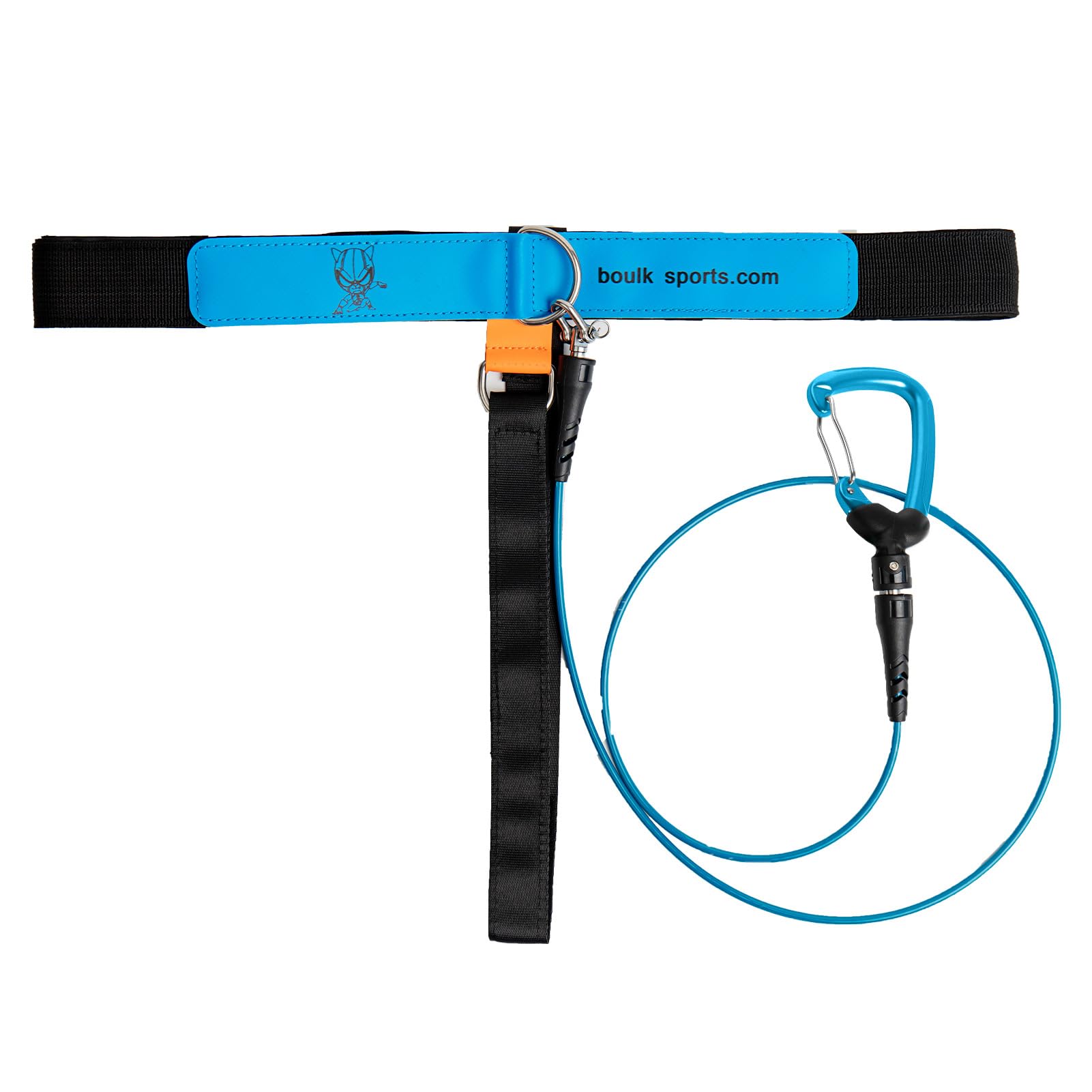 Eacam Hochelastische Sicherheitsleine Zum Tauchen mit Weichem Gummiarmband für Tiefseetraining, 1 M