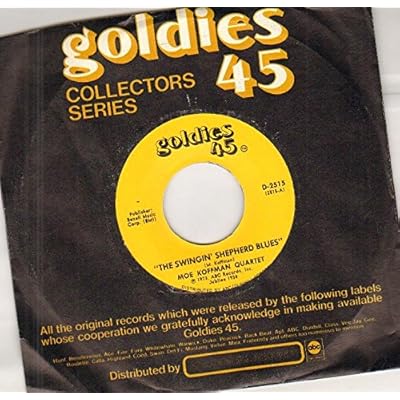 MOE KOFFMAN QUARTET - SWINGIN SHEPERD BLUES - 7 inch vinyl / 45
