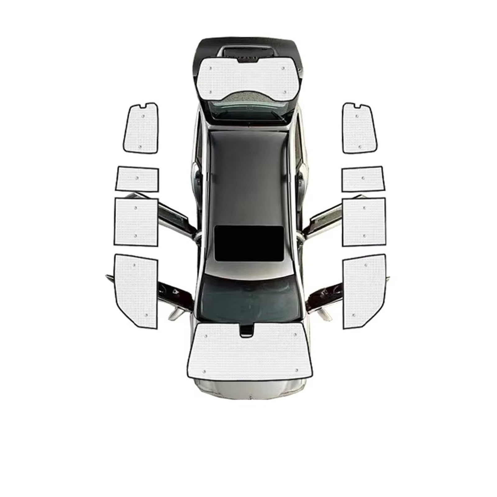 Sonnenschutz Auto Frontscheibe Für Mitsubishi Für Pajero 4 Für Montero Für Shogun V80 V73 V93 2006-2021 Auto Sonnenschutz Windschutz Visier Abdeckung(All Sunshades)