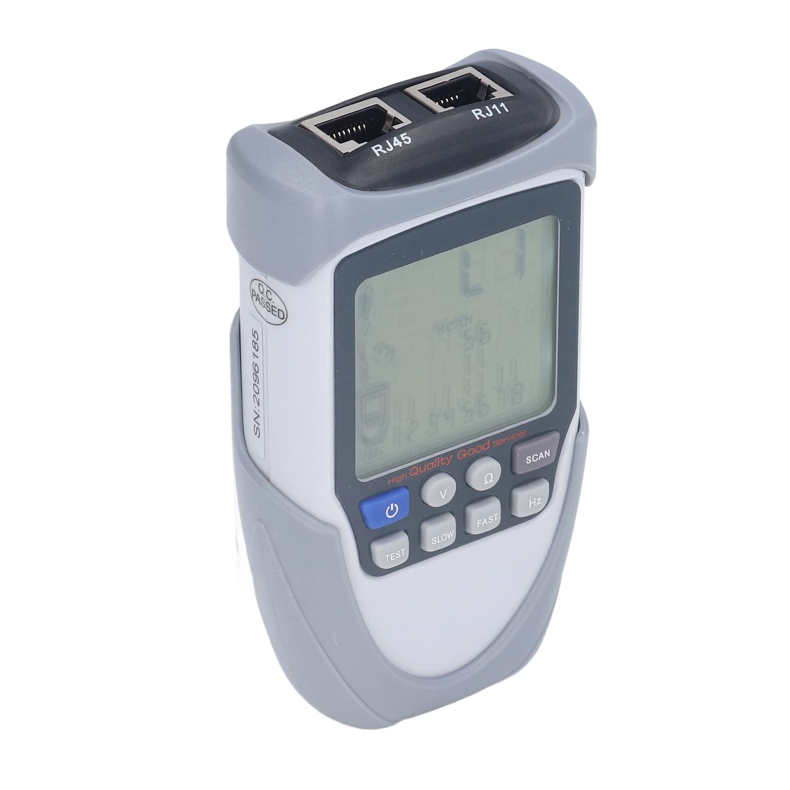 Kabeltester Netzwerkkabeltester Ethernet Kabel Test Tool mit LCD Display PoE Drahtfinder für Digital Analog Schnell Computer Netzwerkkabelprüfung Testgerät